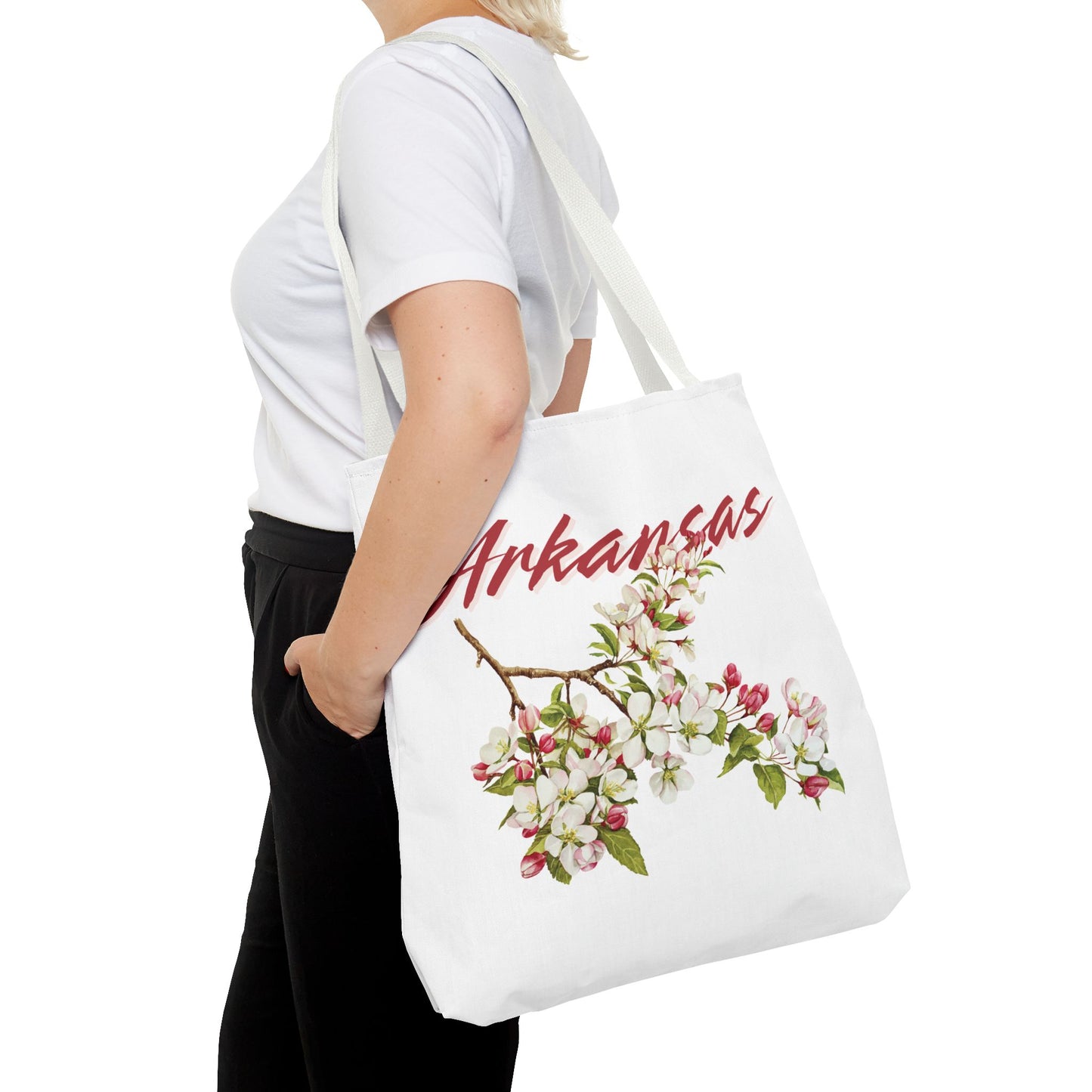 Arkansas Apple Blossom Tote Bag