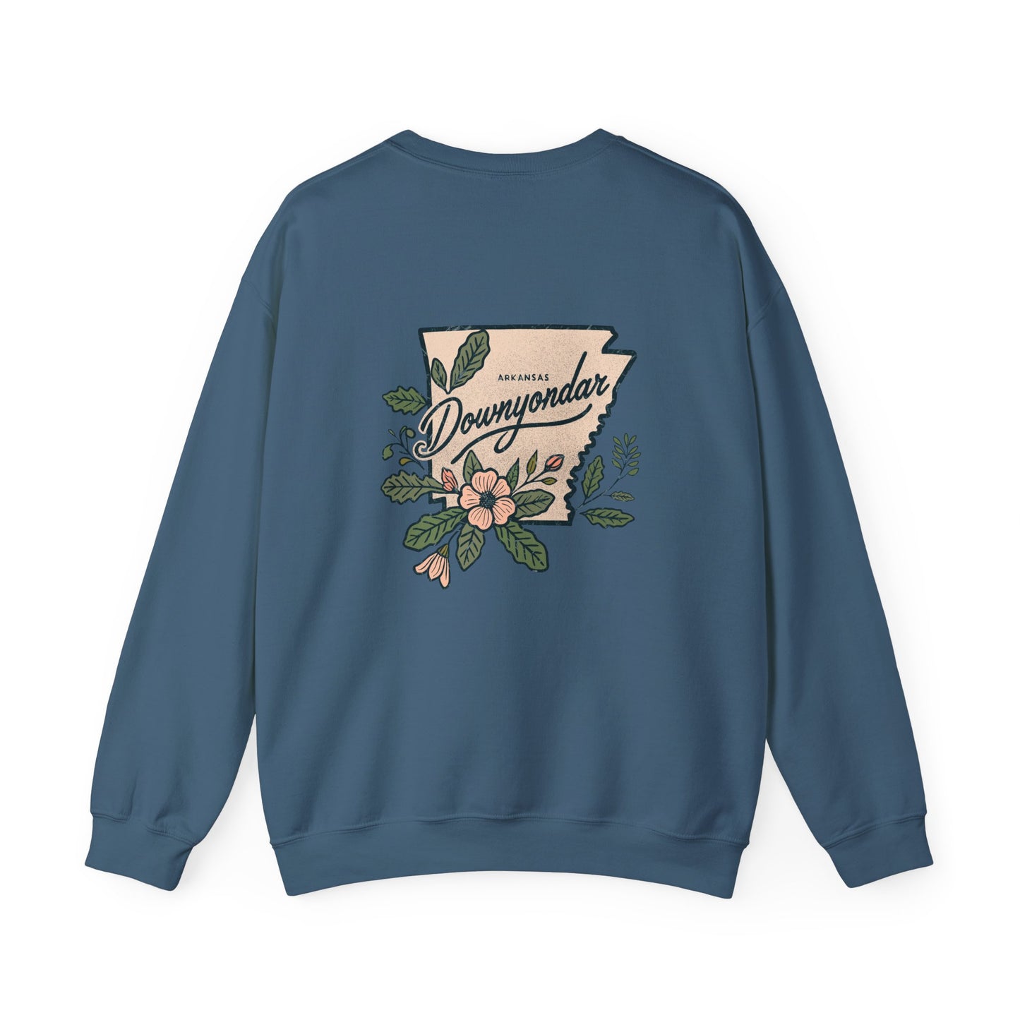 DownYondAR Floral Natural State Unisex Heavy Blend™ Crewneck Sweatshirt