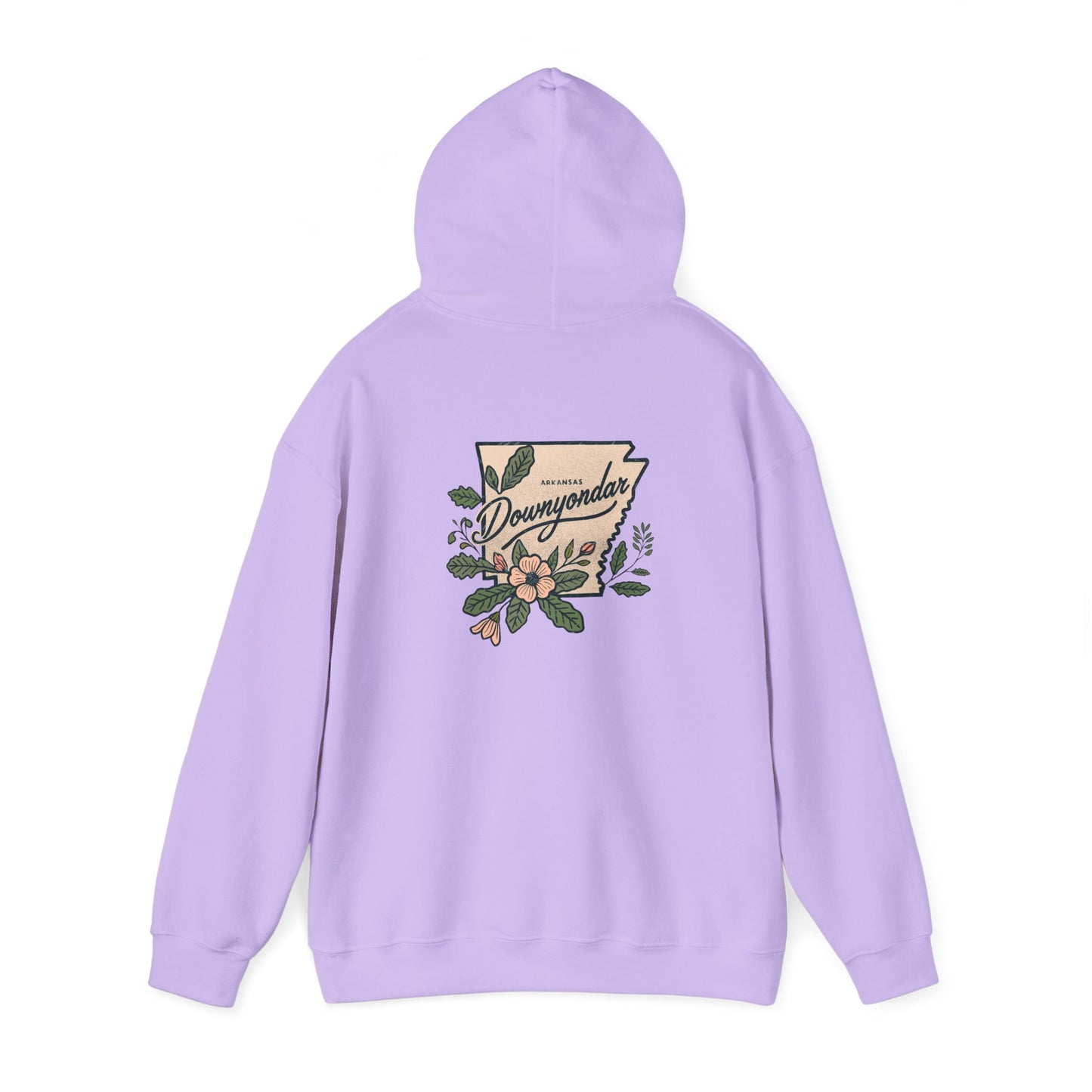 DownYondAR Floral Natural State Unisex Heavy Blend™ Hooded Sweatshirt