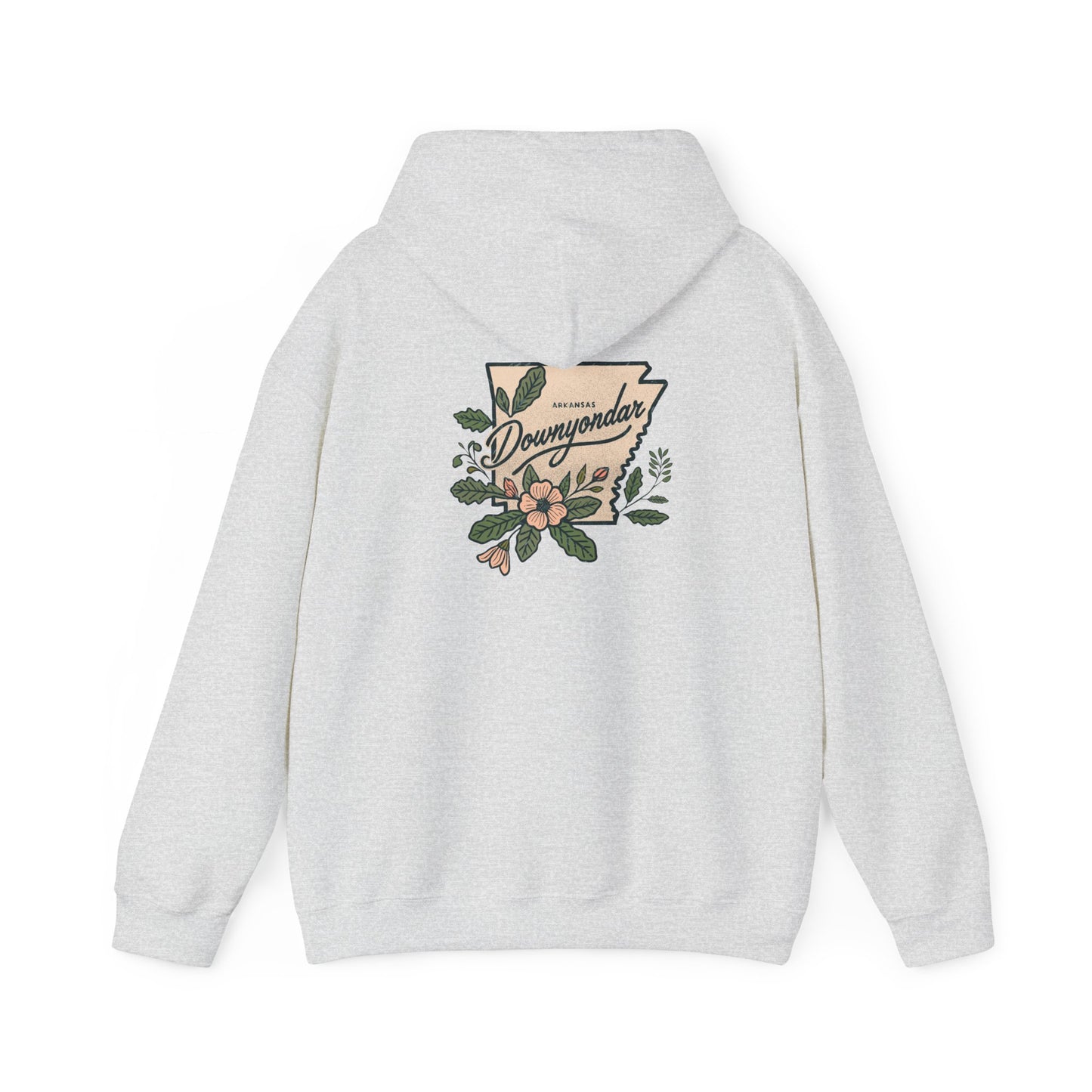 DownYondAR Floral Natural State Unisex Heavy Blend™ Hooded Sweatshirt