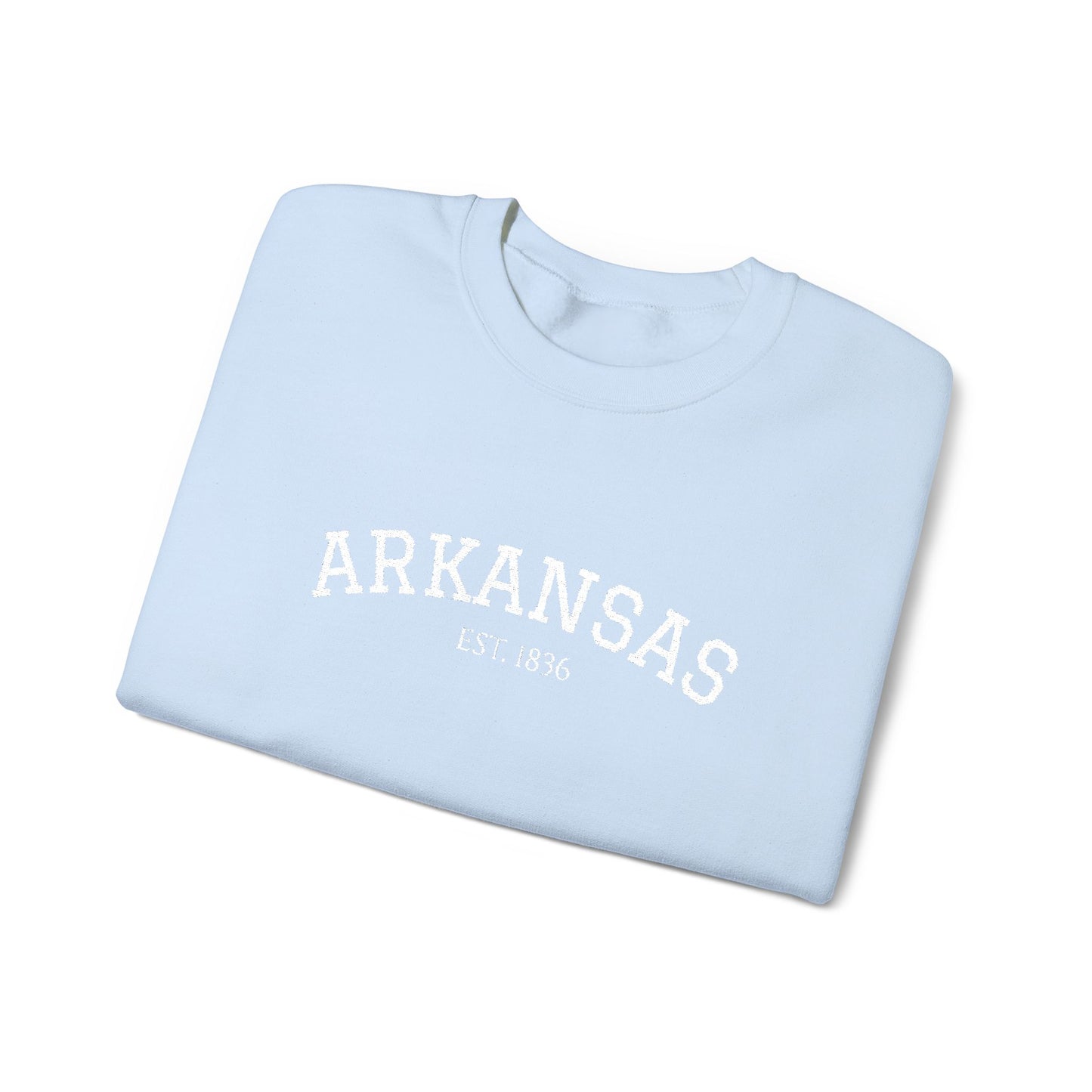 Arkansas Vintage Crewneck Sweatshirt — Classic State Pride Pullover