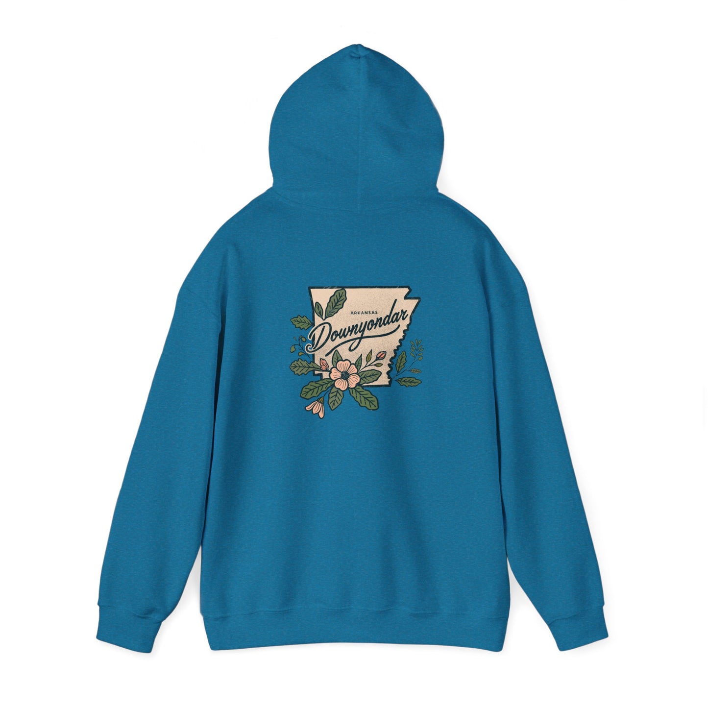 DownYondAR Floral Natural State Unisex Heavy Blend™ Hooded Sweatshirt