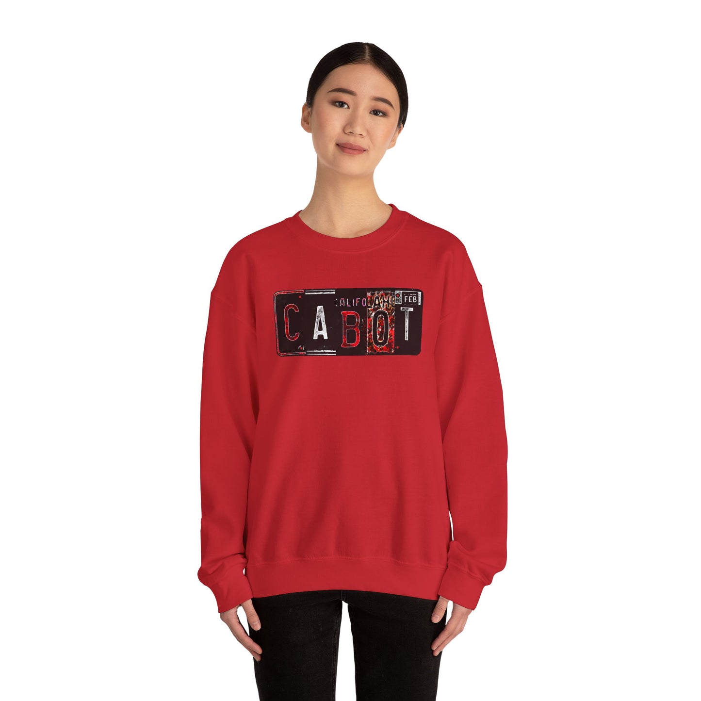 Cabot, Arkansas License Plate Crewneck Sweatshirt