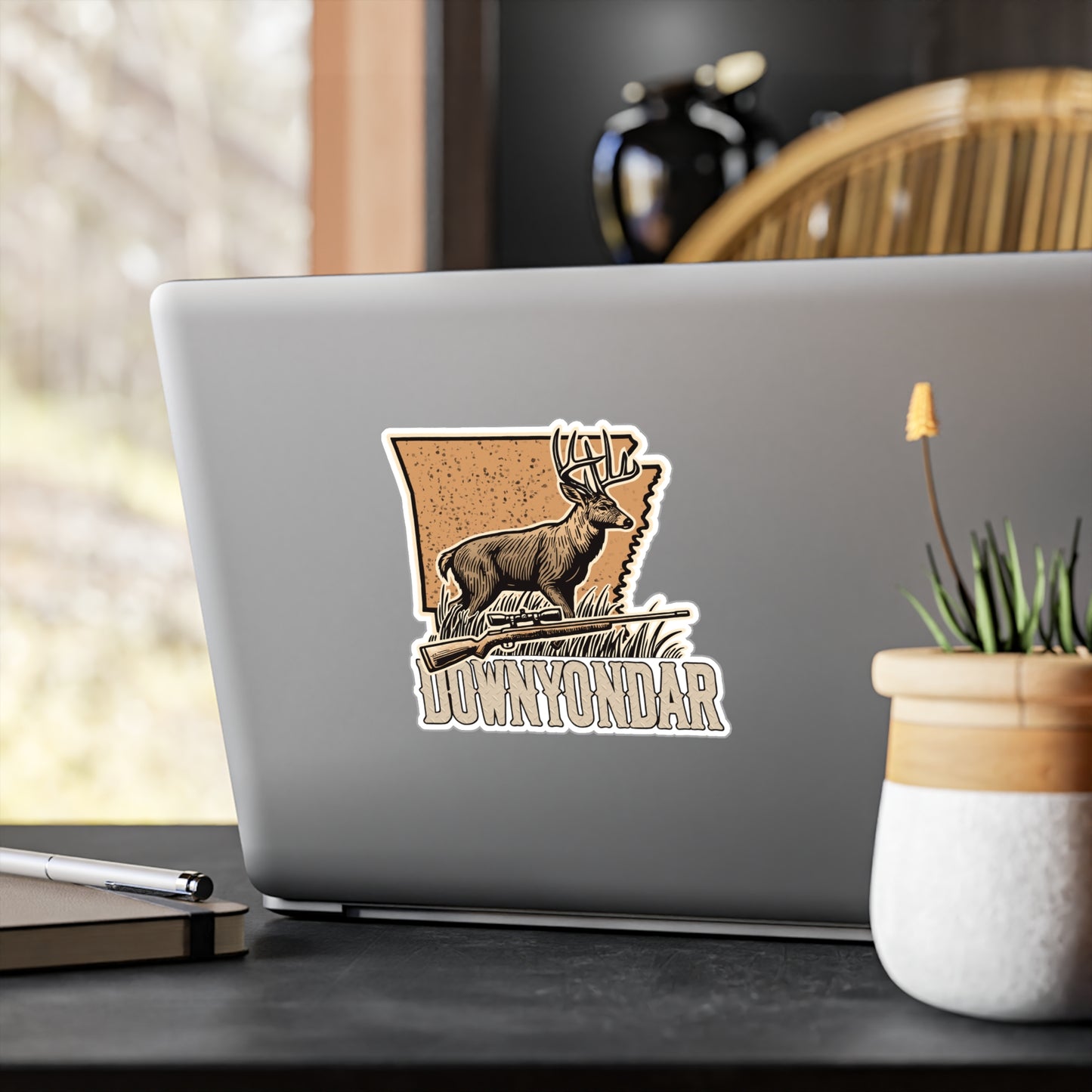 DownYondAR Arkansas Whitetail Deer Hunting Kiss-Cut Vinyl Decals