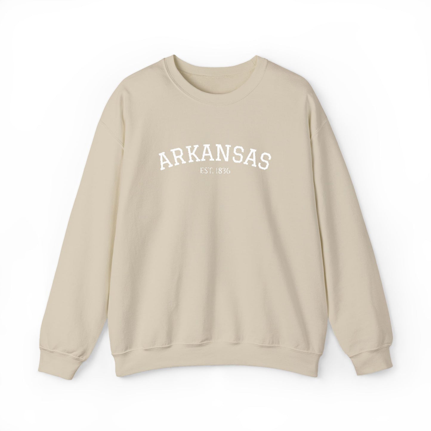 Arkansas Vintage Crewneck Sweatshirt — Classic State Pride Pullover