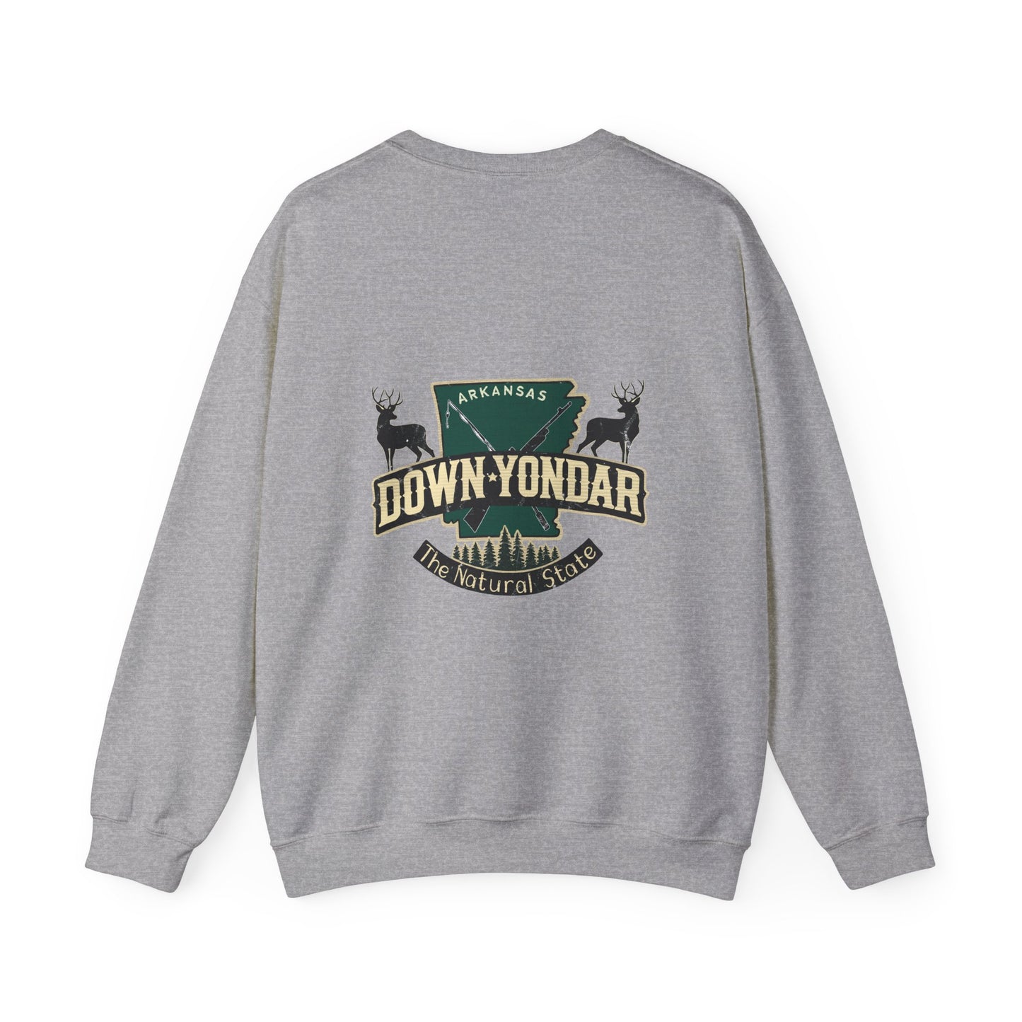 DownYondAR Arkansas Hunting Unisex Heavy Blend™ Crewneck Sweatshirt