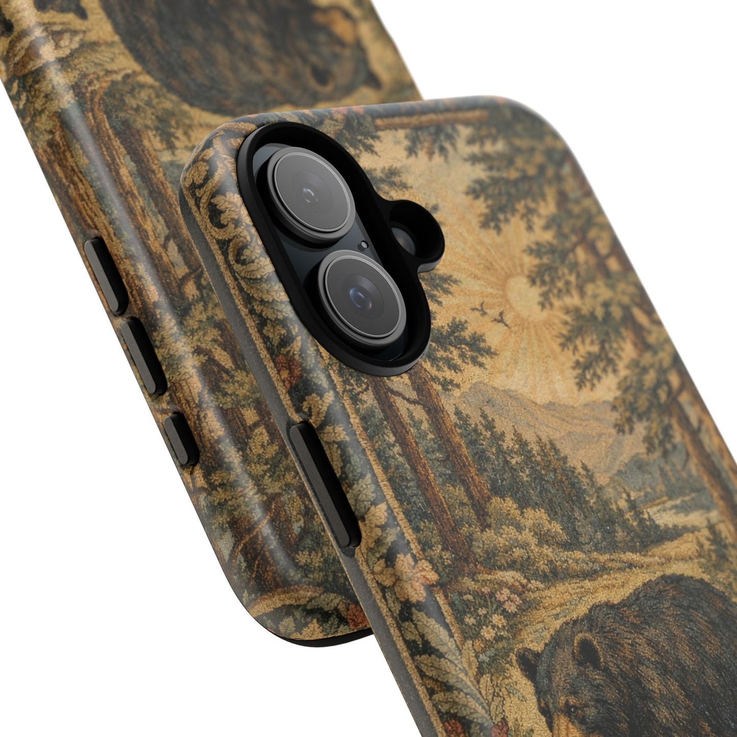 The Bear State Arkansas Vintage Forest Tough Phone Case for iPhone