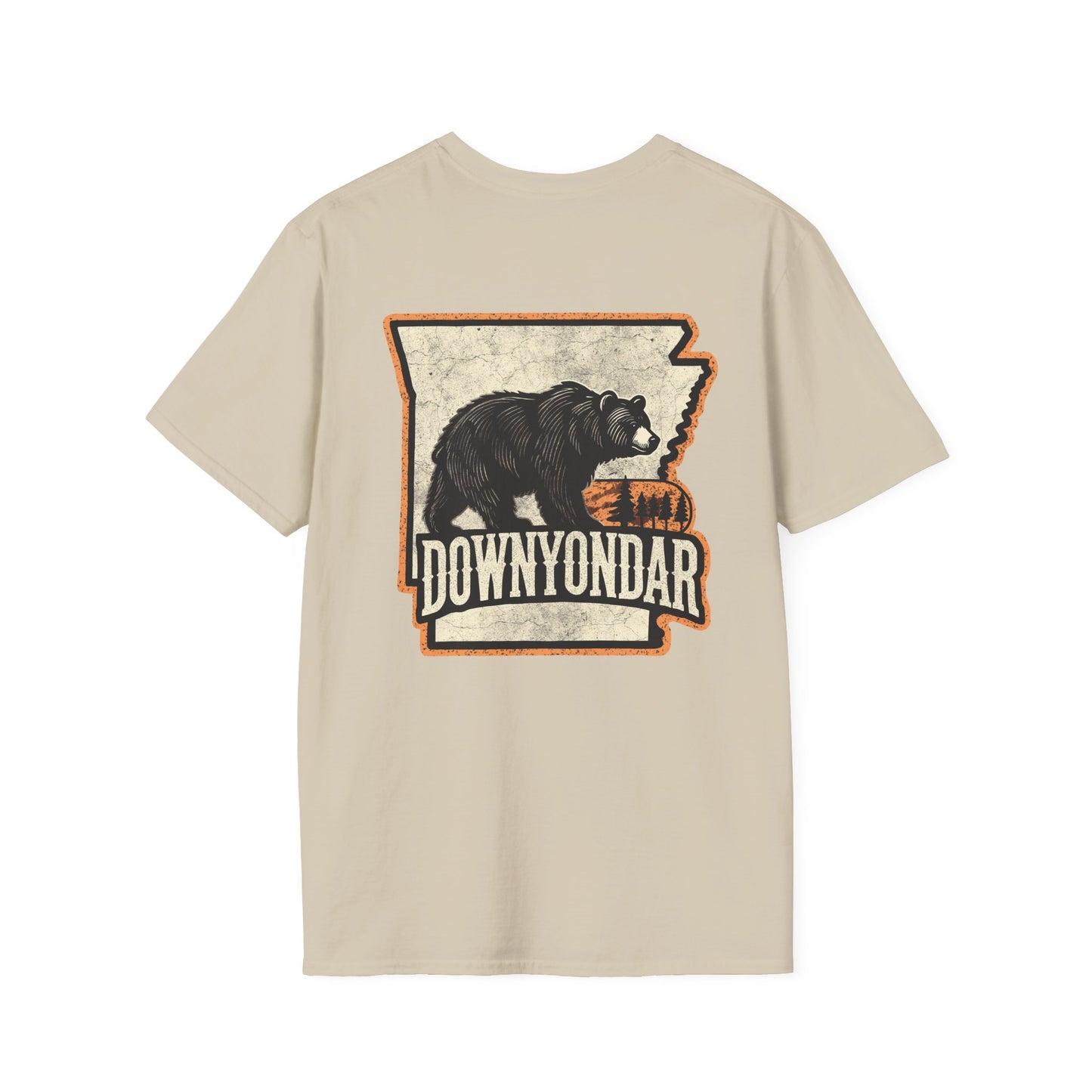 DownYondAR Black Bear Unisex Softstyle T-Shirt