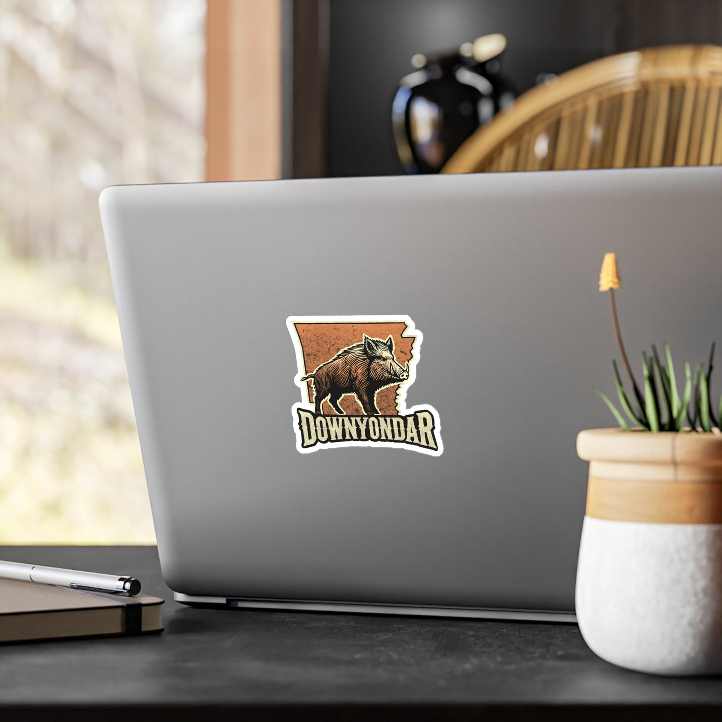 Arkansas Wildboar Hunting Vinyl Decal