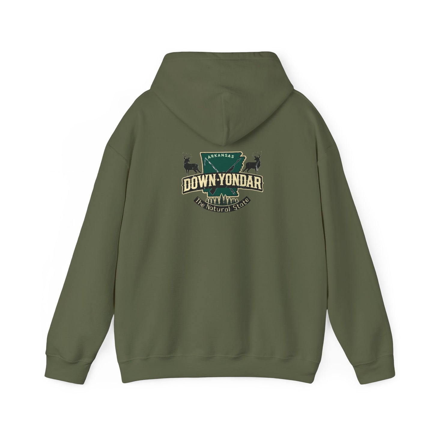 DownYondAR Arkansas Hunting Unisex Heavy Blend™ Hooded Sweatshirt