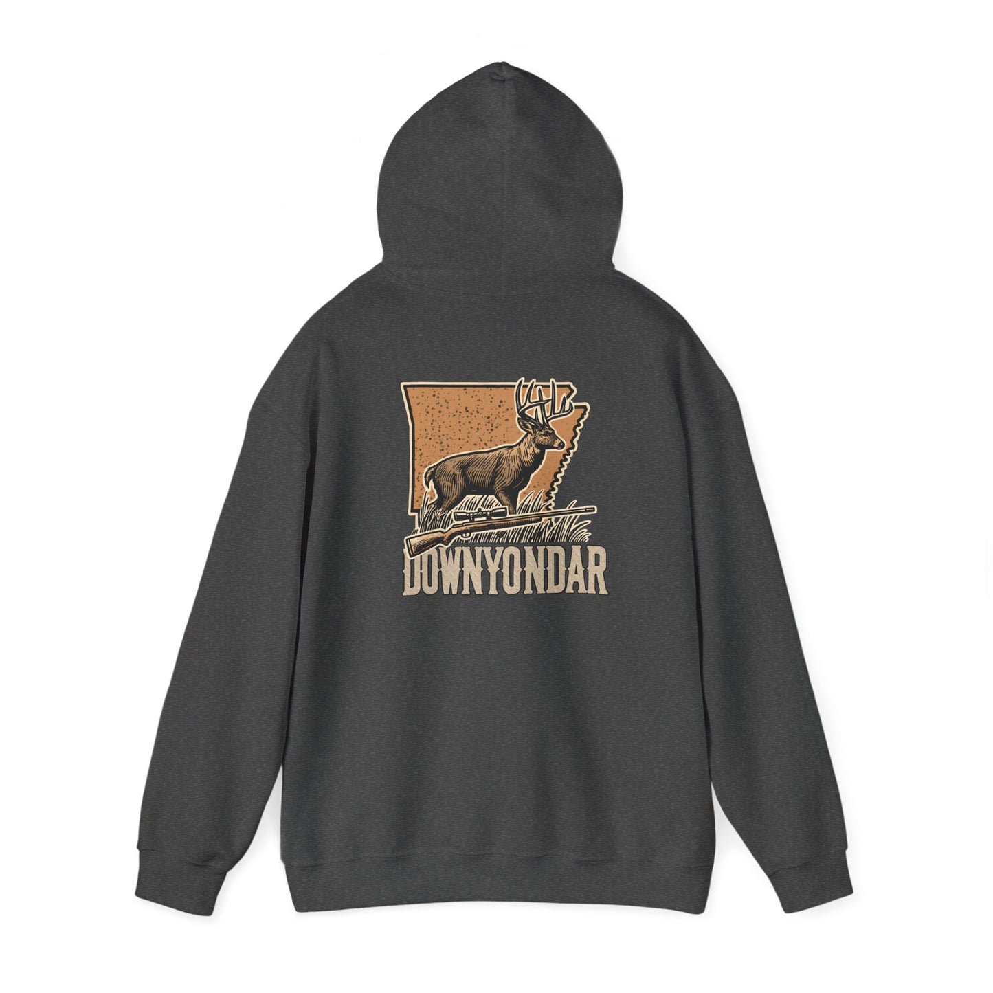 DownYondAR Arkansas Whitetail Deer Unisex Heavy Blend™ Hooded Sweatshirt