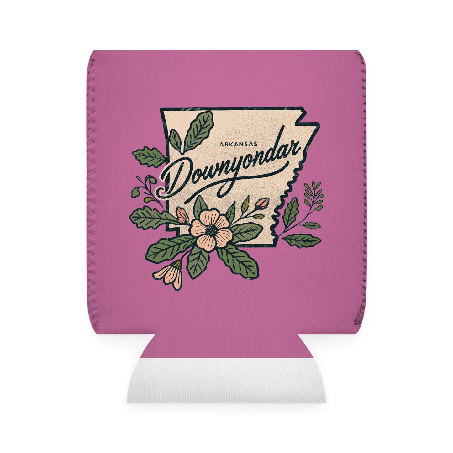 DownYondAR Floral Natural State Can Cooler Sleeve