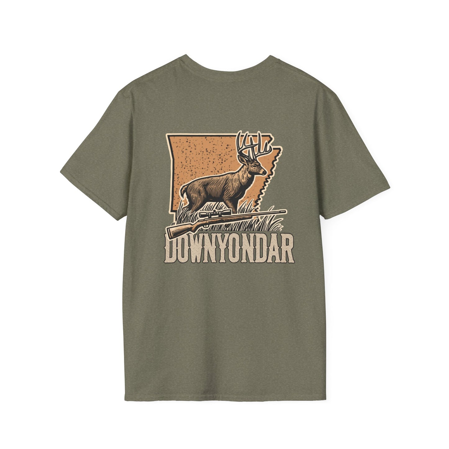 DownYondAR Whitetail Deer Unisex Softstyle T-Shirt