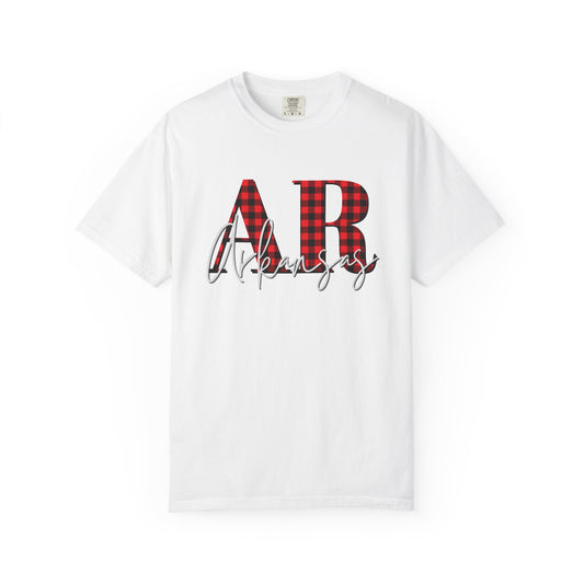 Buffalo Plaid AR Arkansas Comfort Colors® T-Shirt
