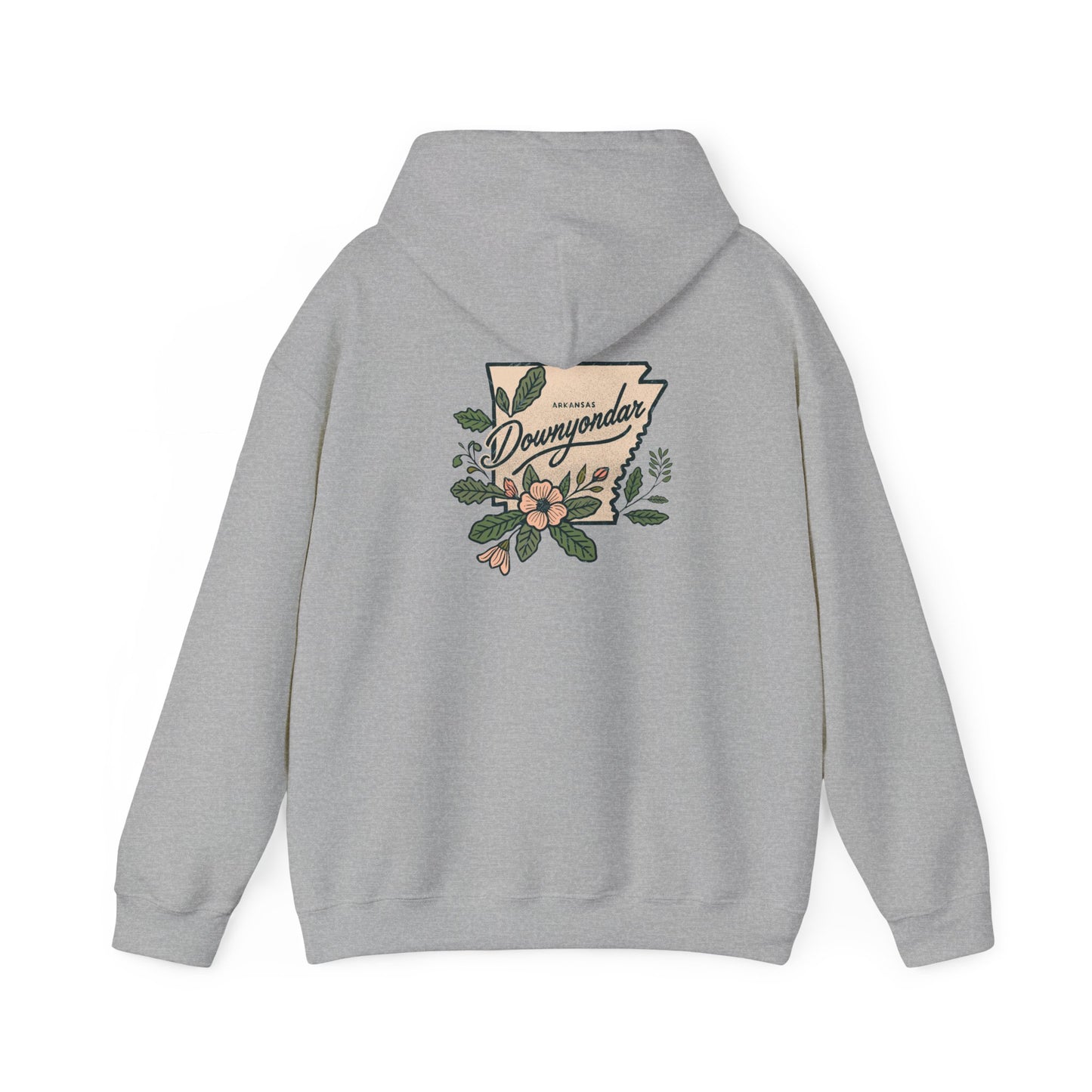 DownYondAR Floral Natural State Unisex Heavy Blend™ Hooded Sweatshirt