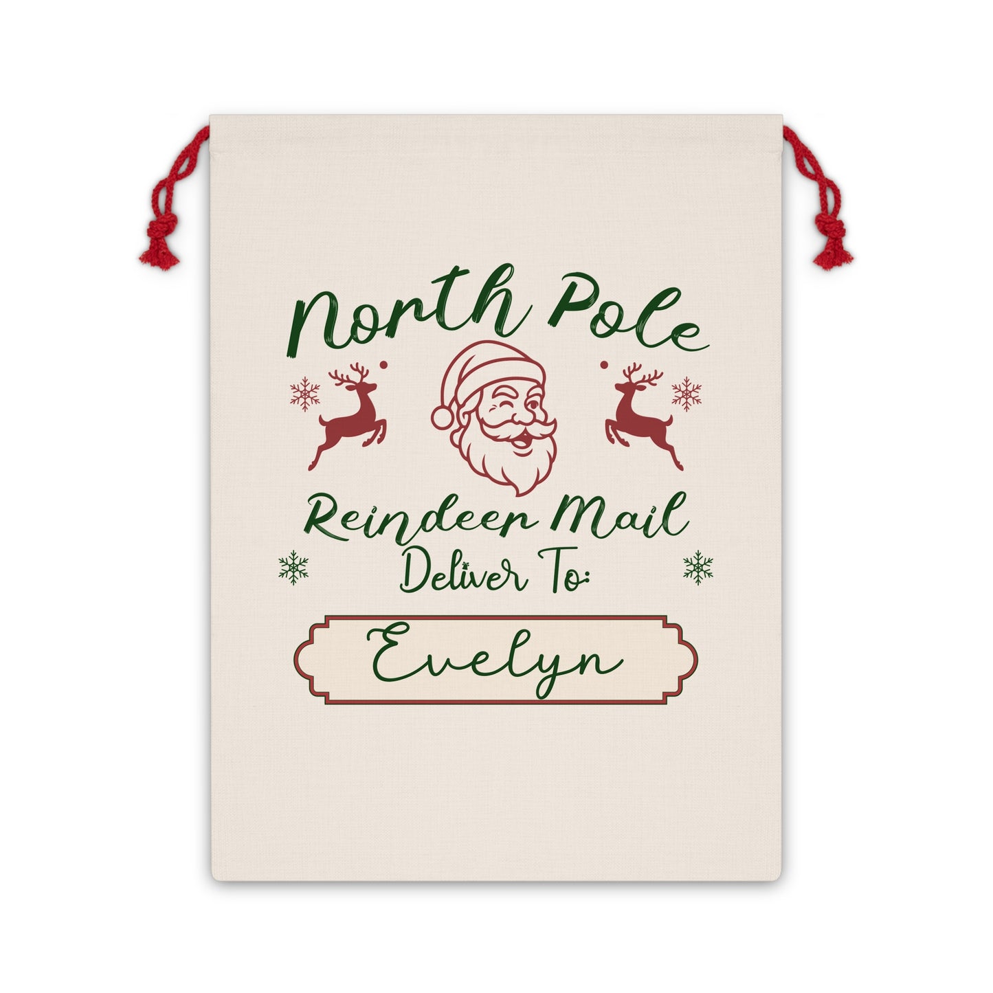 Personalized Children's Gift Bag for Holidays and Celebrations