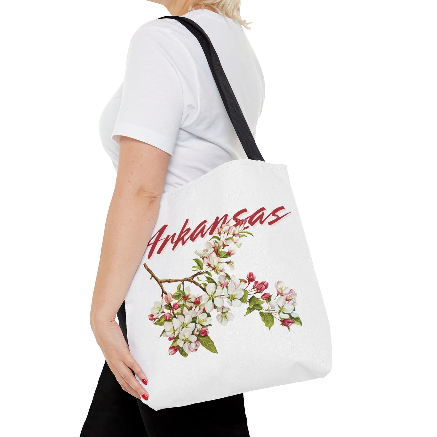 Arkansas Apple Blossom Tote Bag