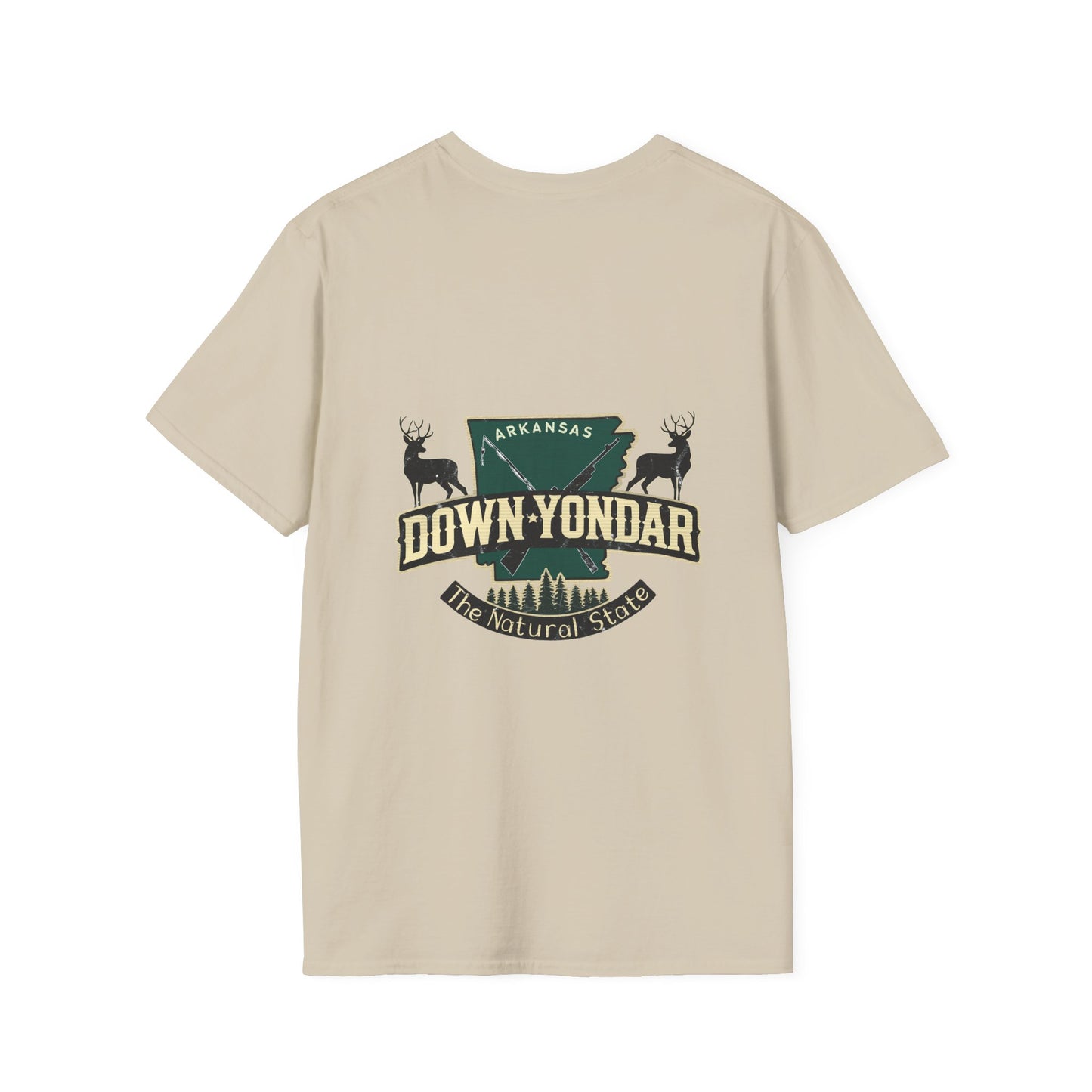 DownYondAR Arkansas Hunting Unisex Softstyle T-Shirt