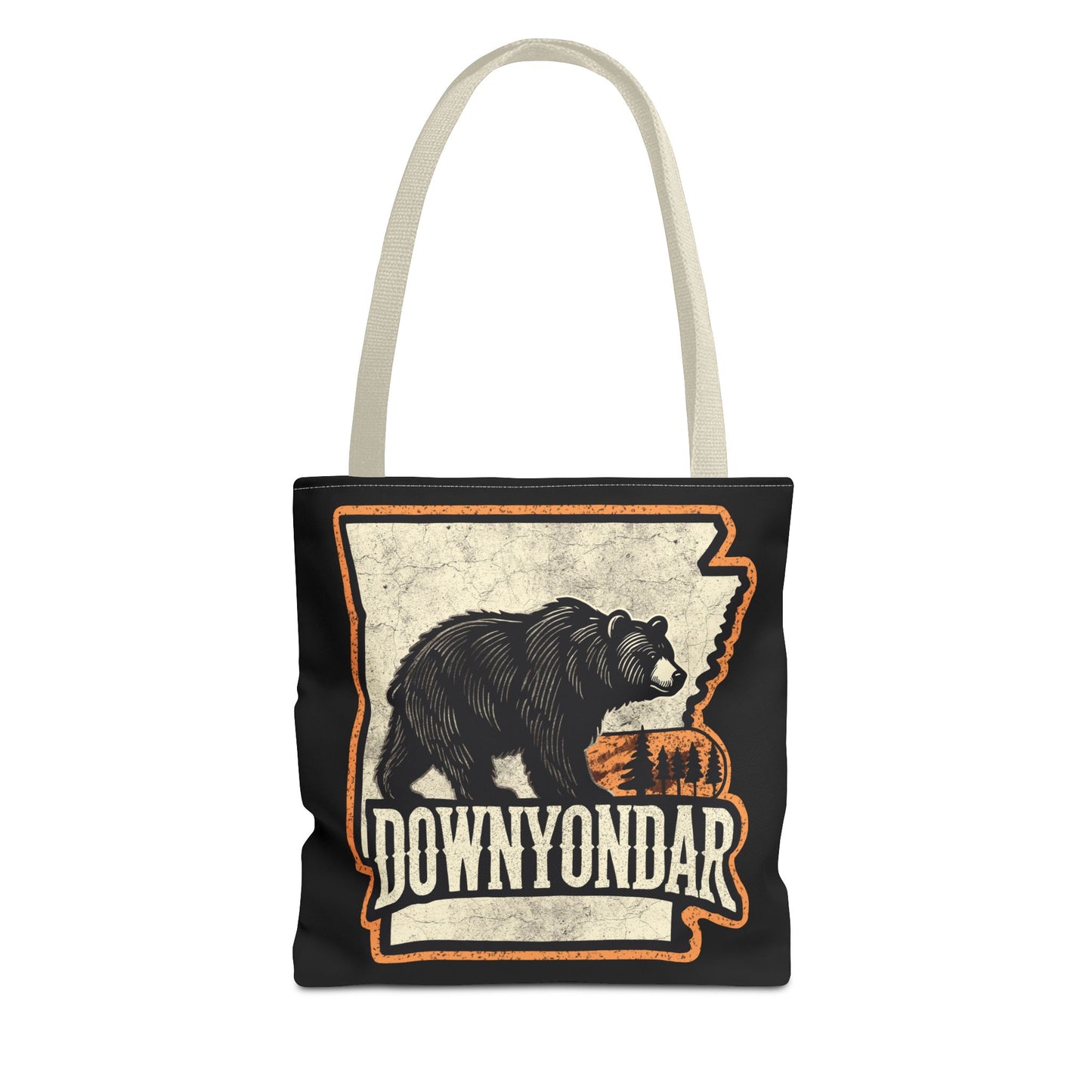 DownYondAR Black Bear Tote Bag