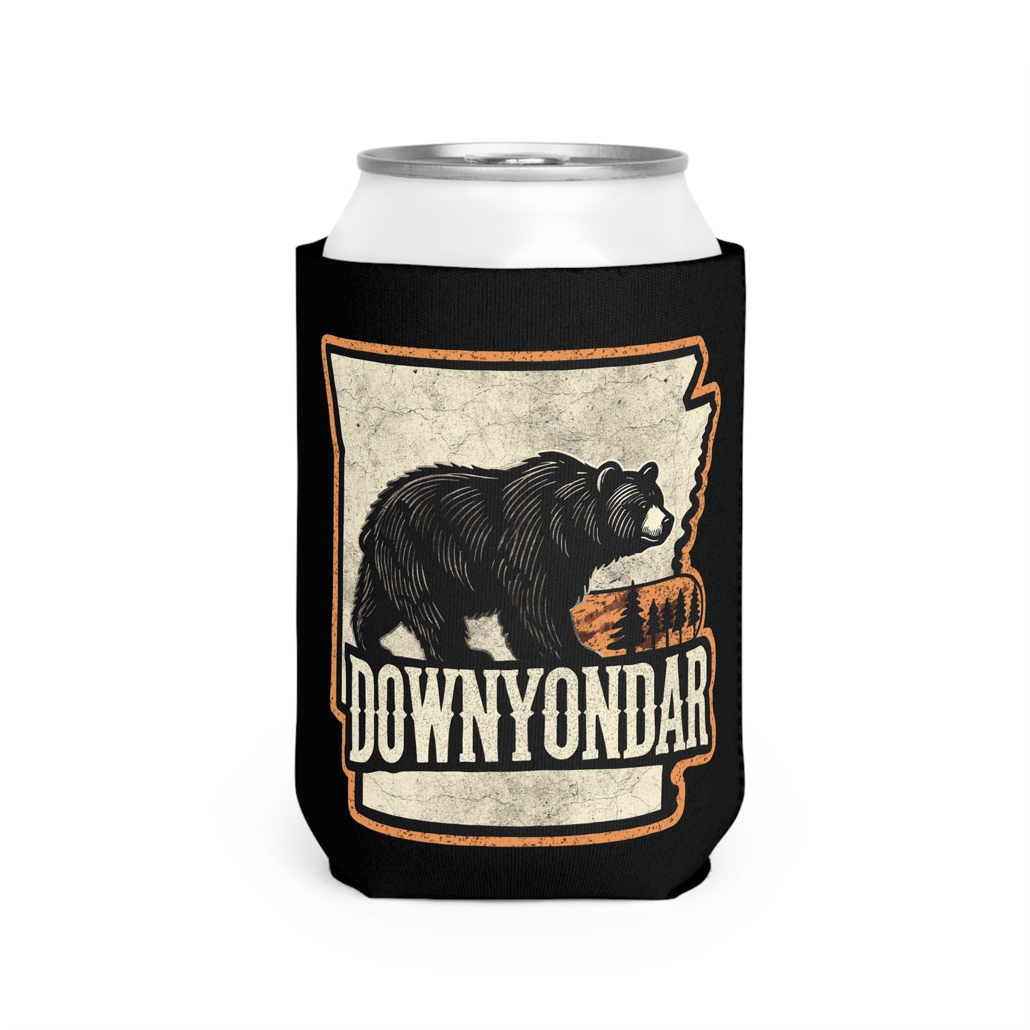 DownYondAR Black Bear Can Cooler Sleeve