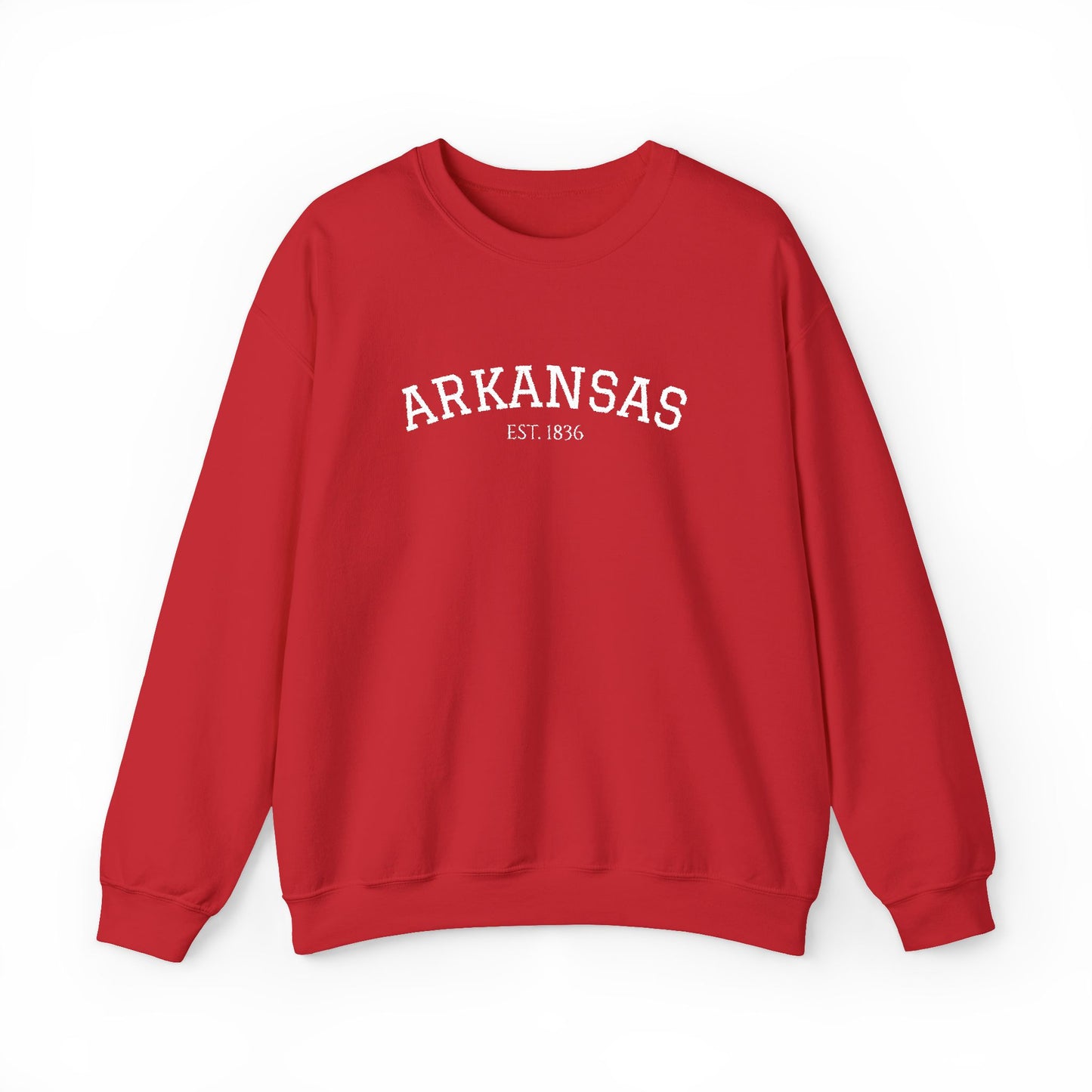 Arkansas Vintage Crewneck Sweatshirt — Classic State Pride Pullover
