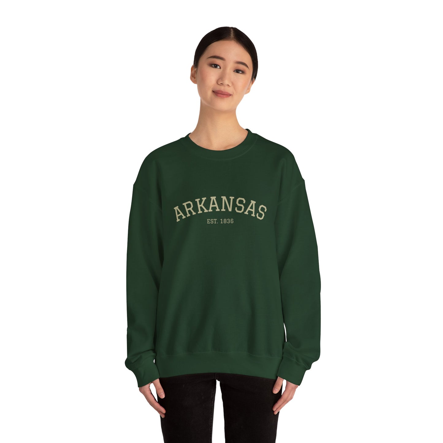 Arkansas Est. 1836 Crewneck Sweatshirt