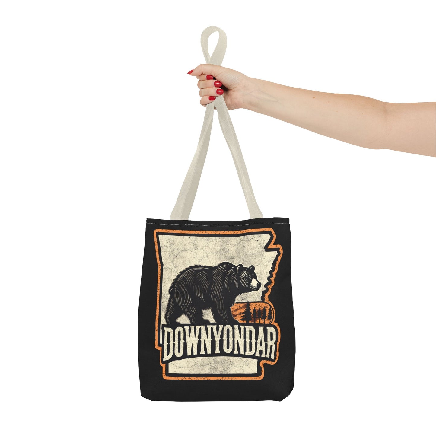 DownYondAR Black Bear Tote Bag