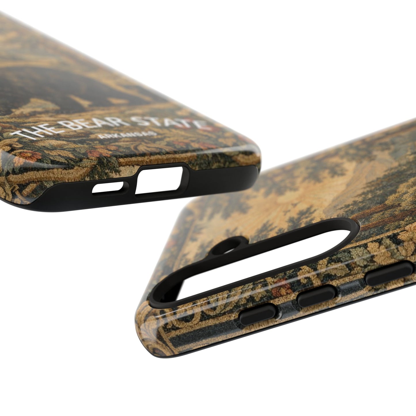 The Bear State Arkansas Vintage Forest Tough Phone Case for Samsung Galaxy Phones