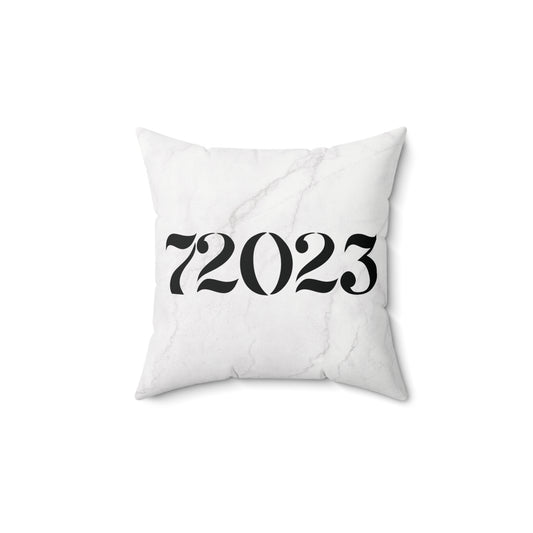 Cabot Arkansas Zip Code Spun Polyester Square Pillow