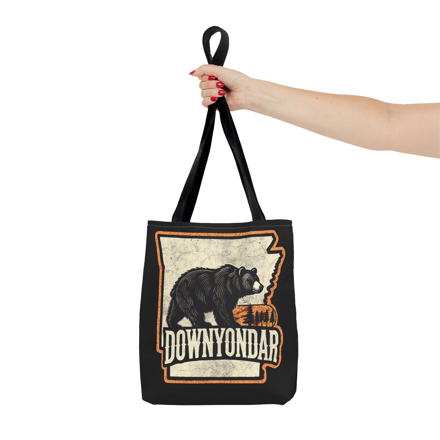 DownYondAR Black Bear Tote Bag