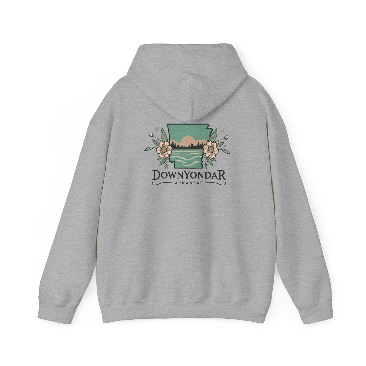 DownYondAR Arkansas Natural State Unisex Heavy Blend™ Hooded Sweatshirt