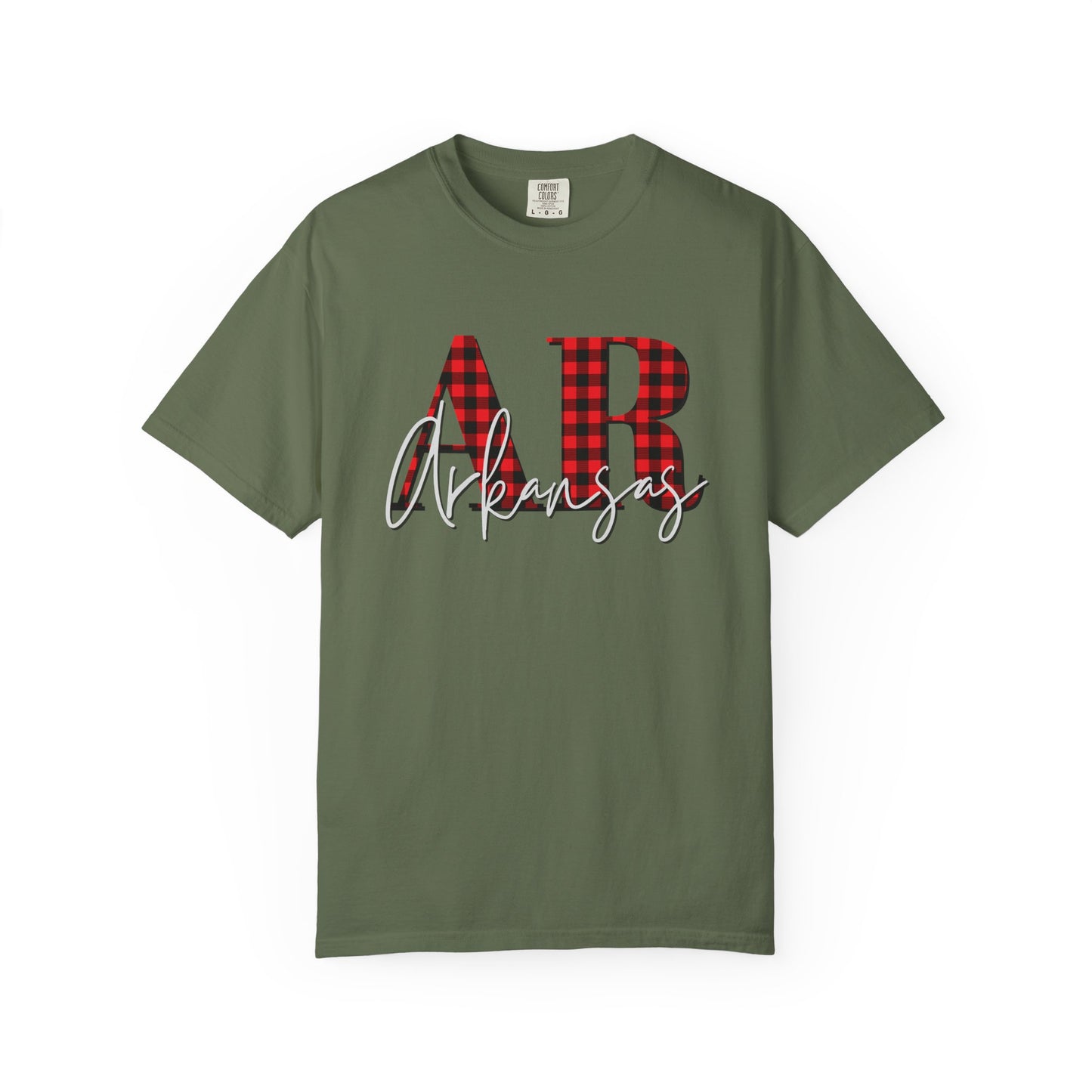 Buffalo Plaid AR Arkansas Comfort Colors® T-Shirt