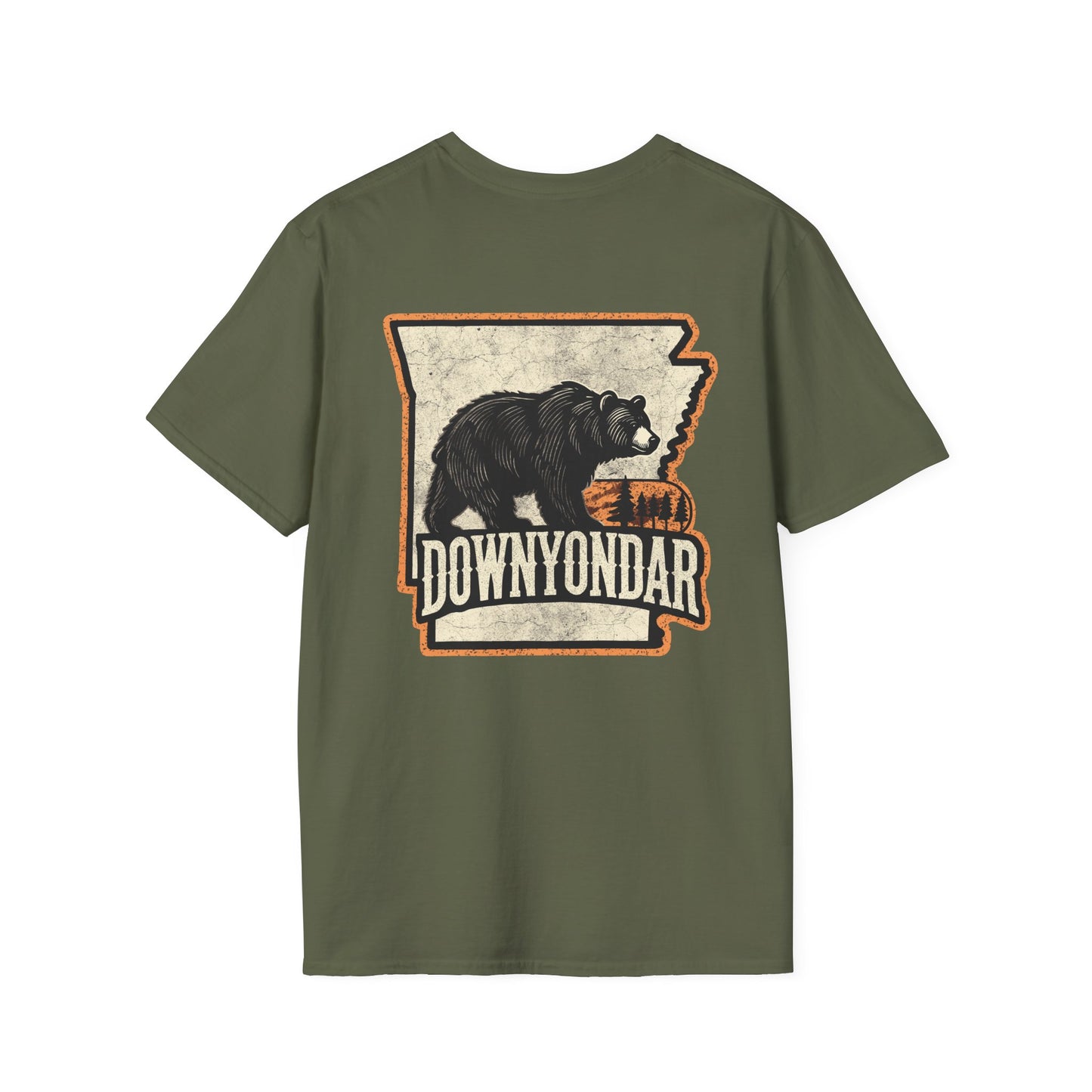 DownYondAR Black Bear Unisex Softstyle T-Shirt