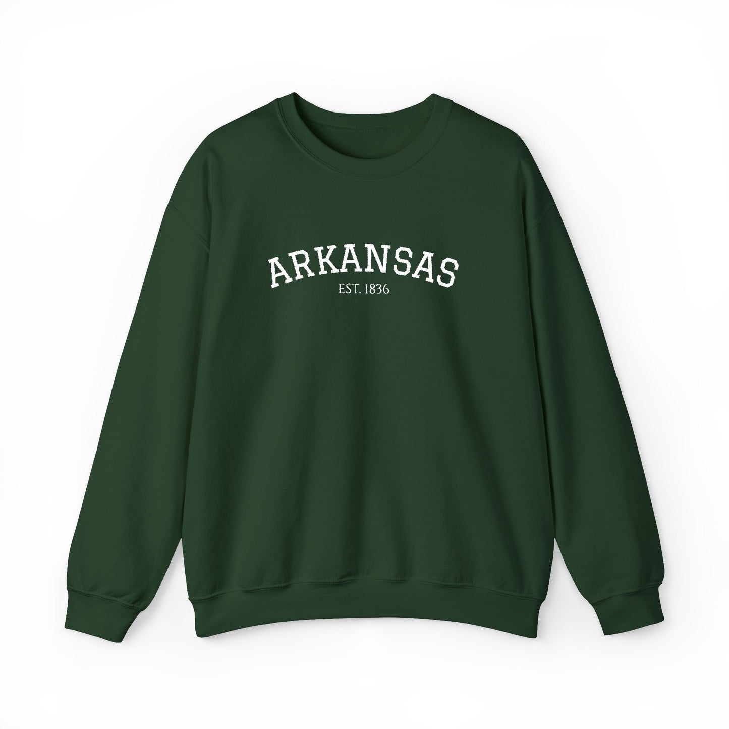 Arkansas Vintage Crewneck Sweatshirt — Classic State Pride Pullover