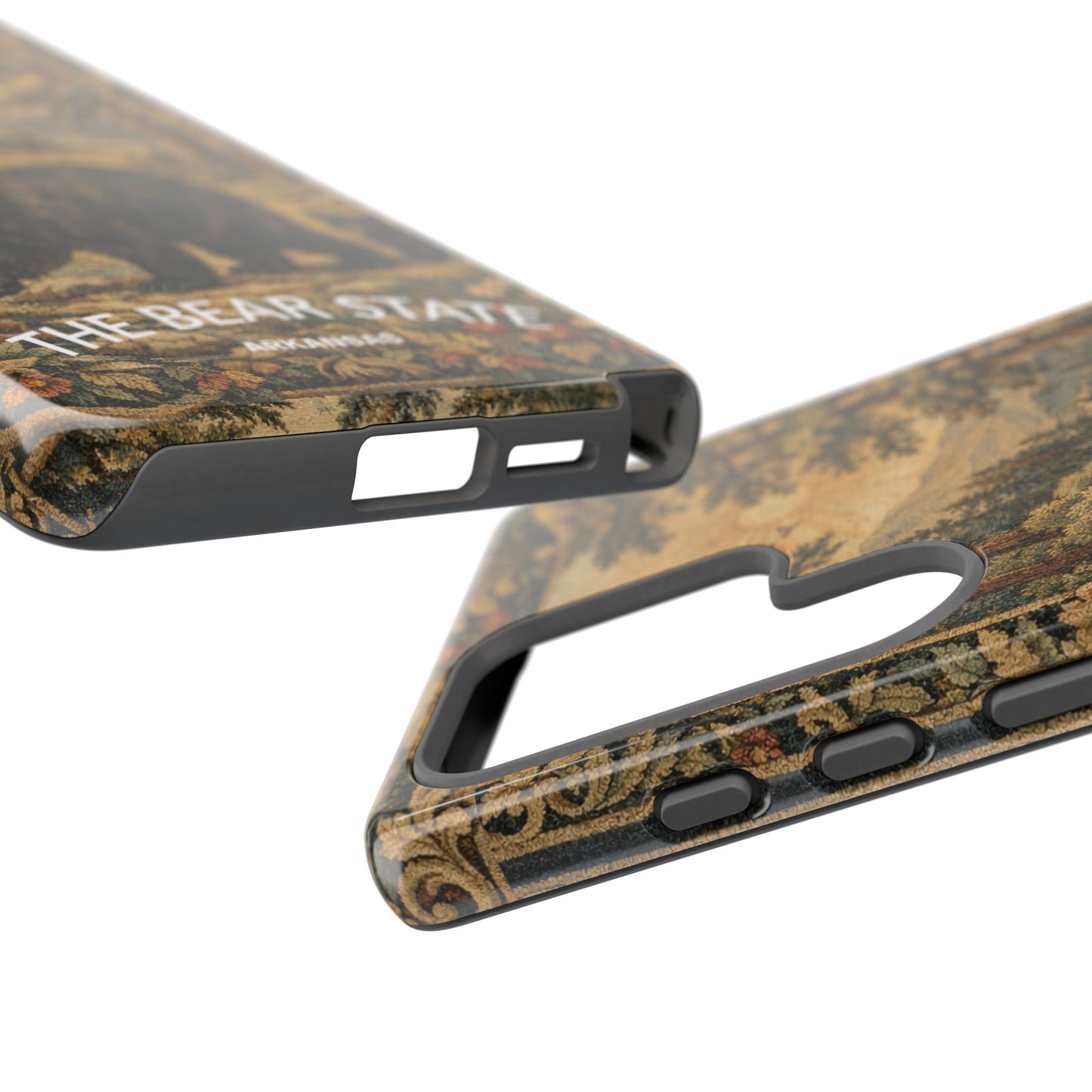 The Bear State Arkansas Vintage Forest Tough Phone Case for Samsung Galaxy Phones