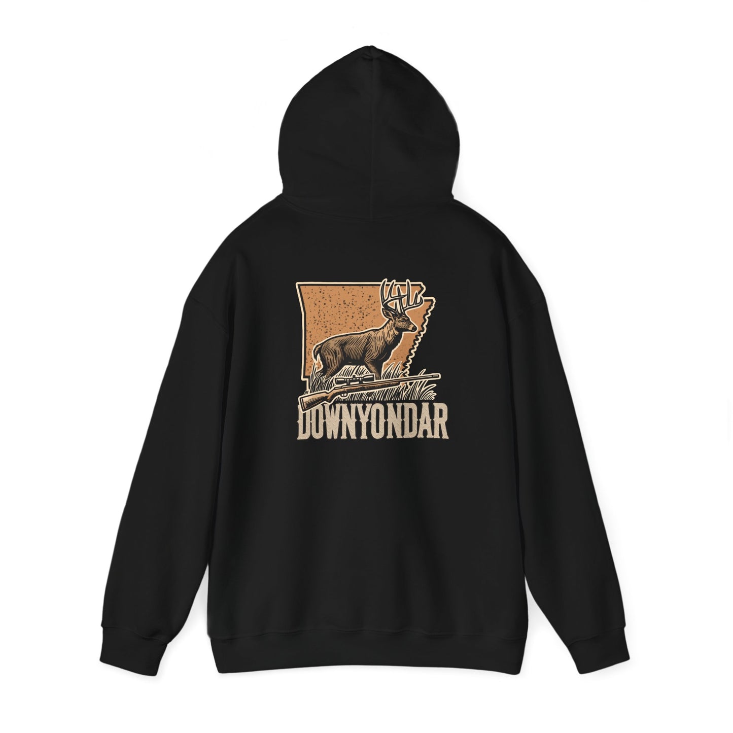 DownYondAR Arkansas Whitetail Deer Unisex Heavy Blend™ Hooded Sweatshirt