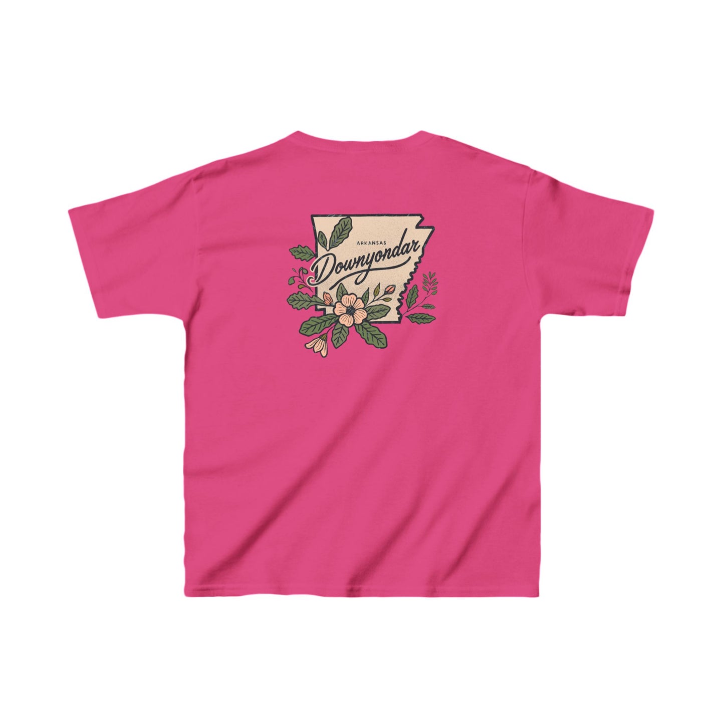 DownYondAR Floral Natural State Kids Heavy Cotton™ Tee