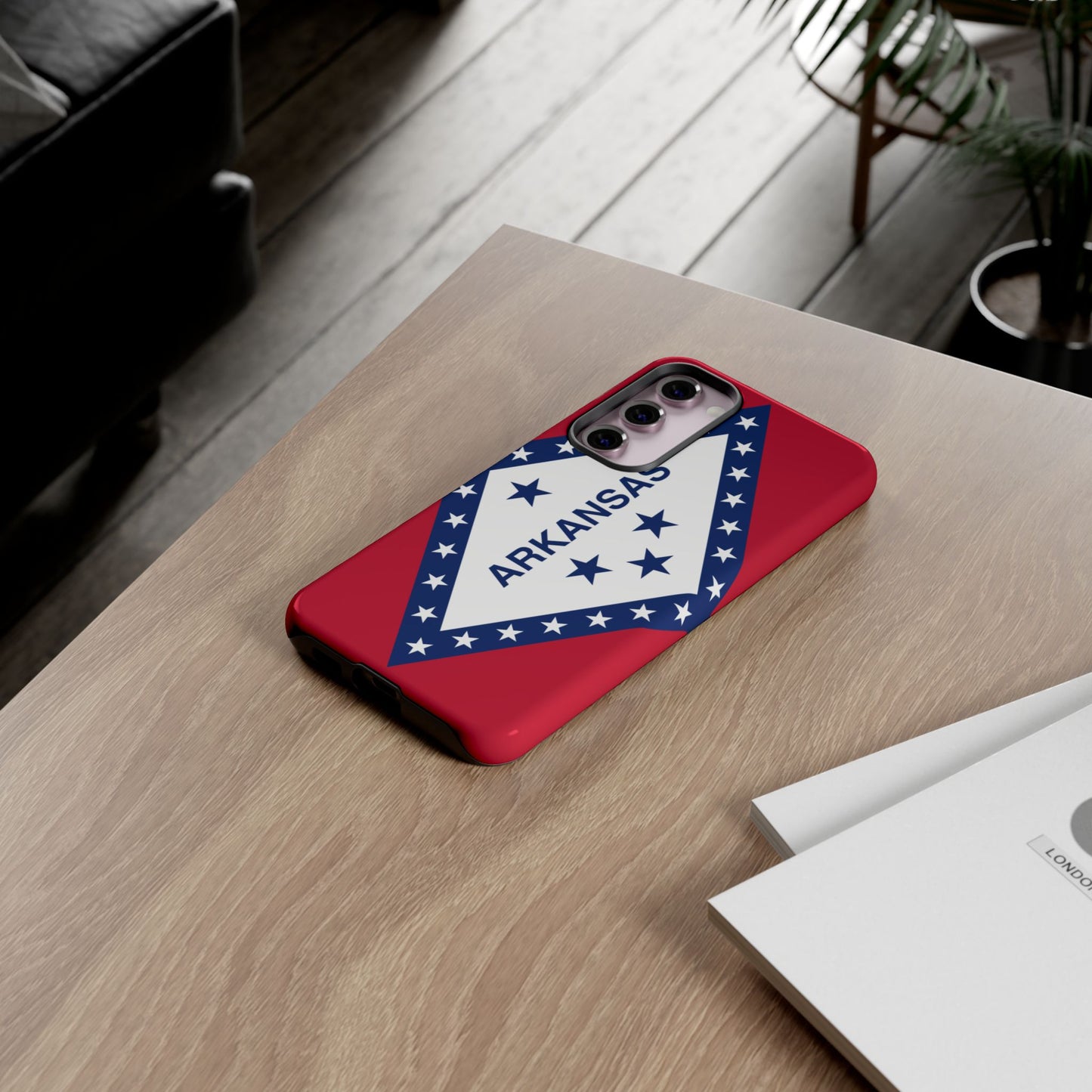 Arkansas State Flag Tough Case for Samsung Phones