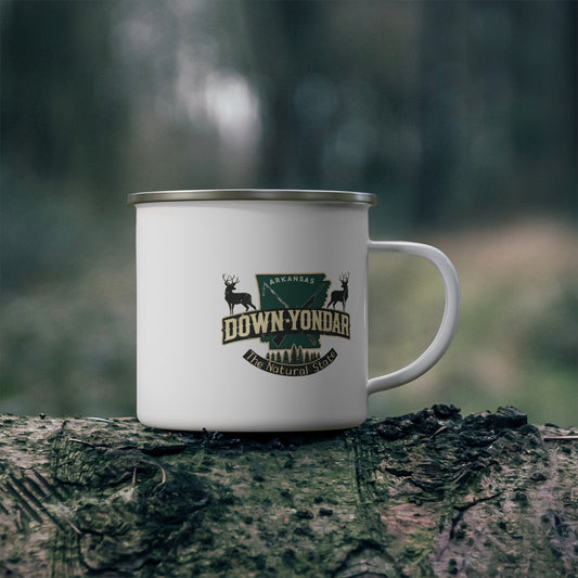 DownYondAR Arkansas Hunting Enamel Camping Mug