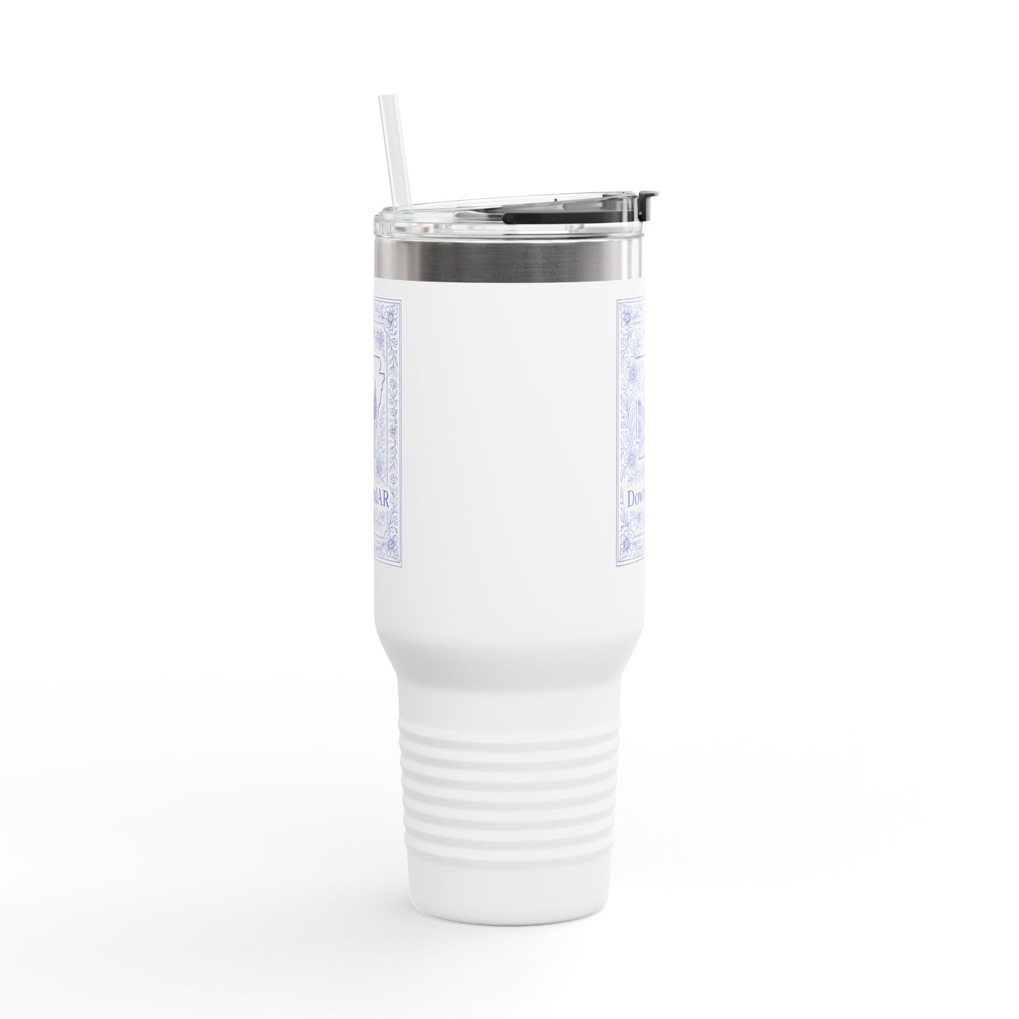 40oz Arkansas Floral Travel Mug – Double-Wall Insulated Tumbler with Straw | DownYondAR Polar Camel Cup