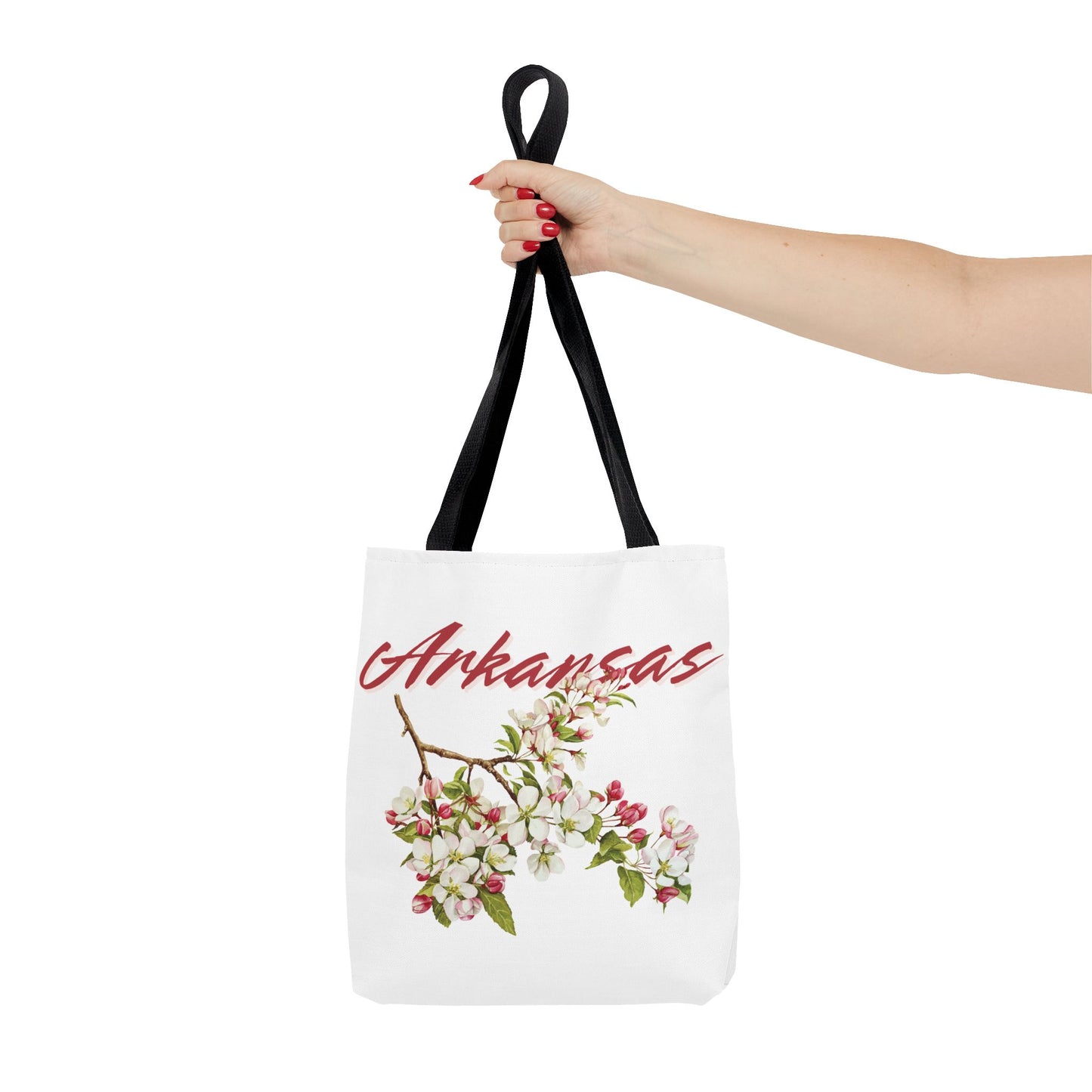 Arkansas Apple Blossom Tote Bag