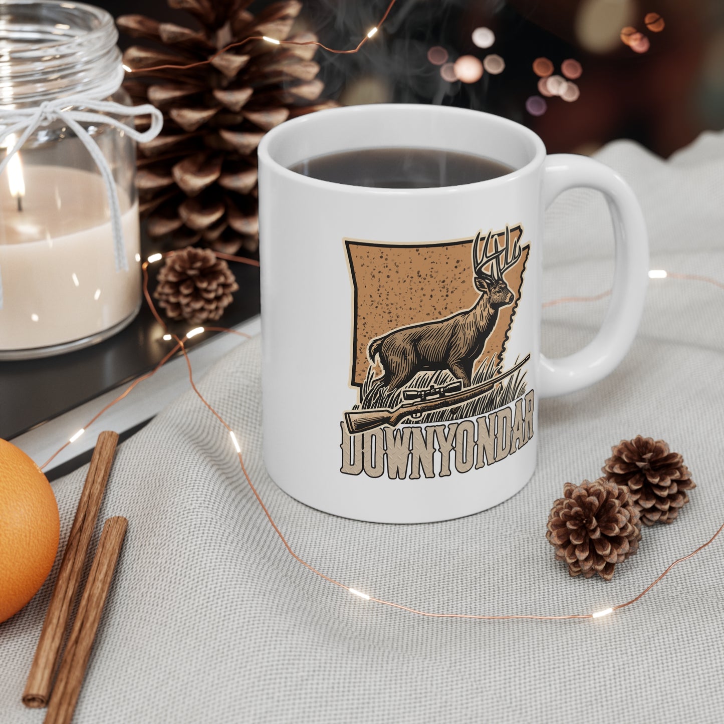 DownYondAR Whitetail Deer Ceramic Mug 11oz