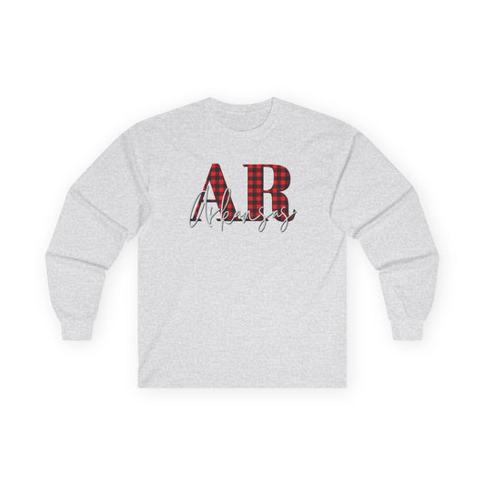 Buffalo Plaid AR Arkansas Long Sleeve Shirt