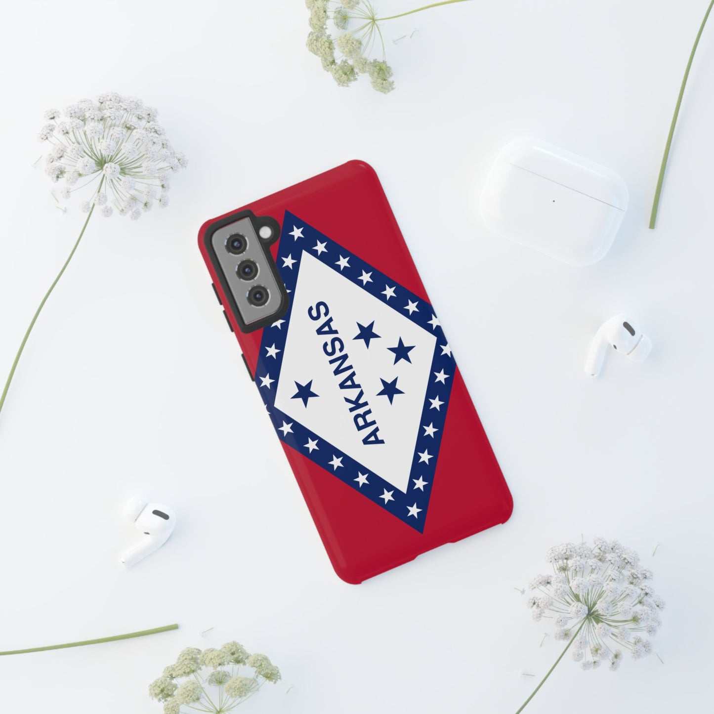 Arkansas State Flag Tough Case for Samsung Phones