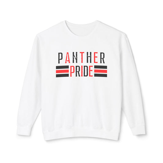 Cabot Panthers Varsity Stripe Comfort Colors Crewneck Sweatshirt – Unisex Fit