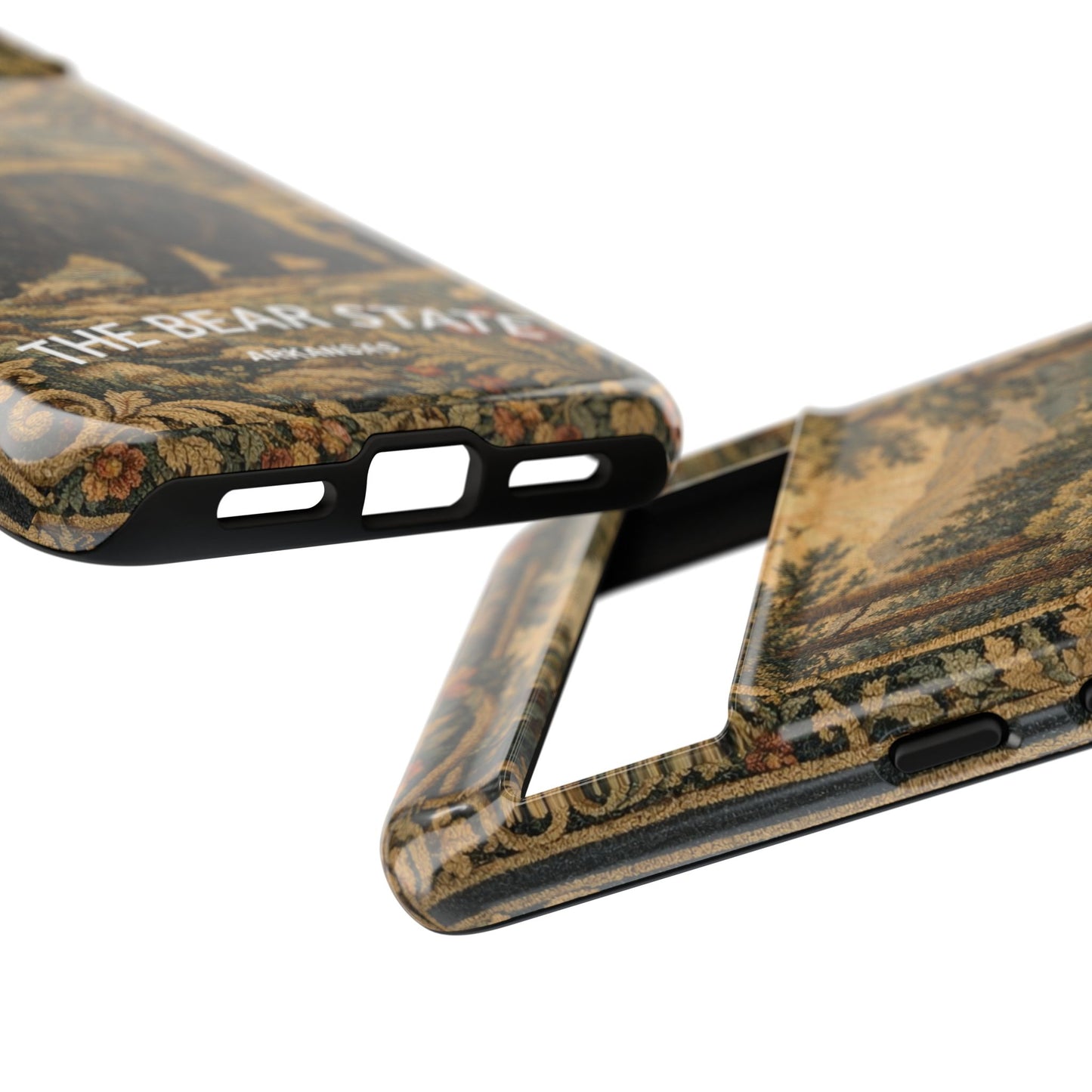 The Bear State Arkansas Vintage Forest Tough Phone Case for Google Pixel Phones