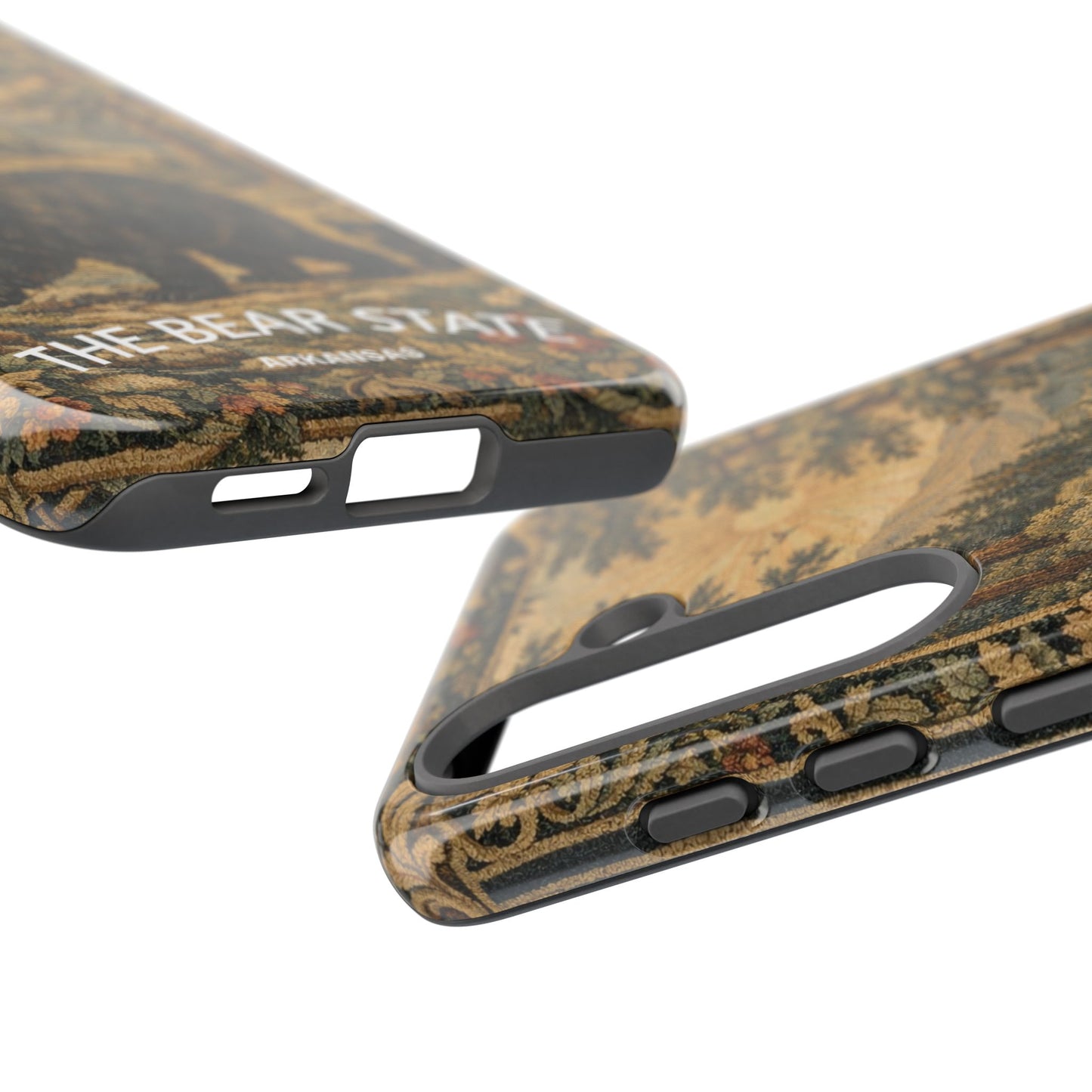 The Bear State Arkansas Vintage Forest Tough Phone Case for Samsung Galaxy Phones