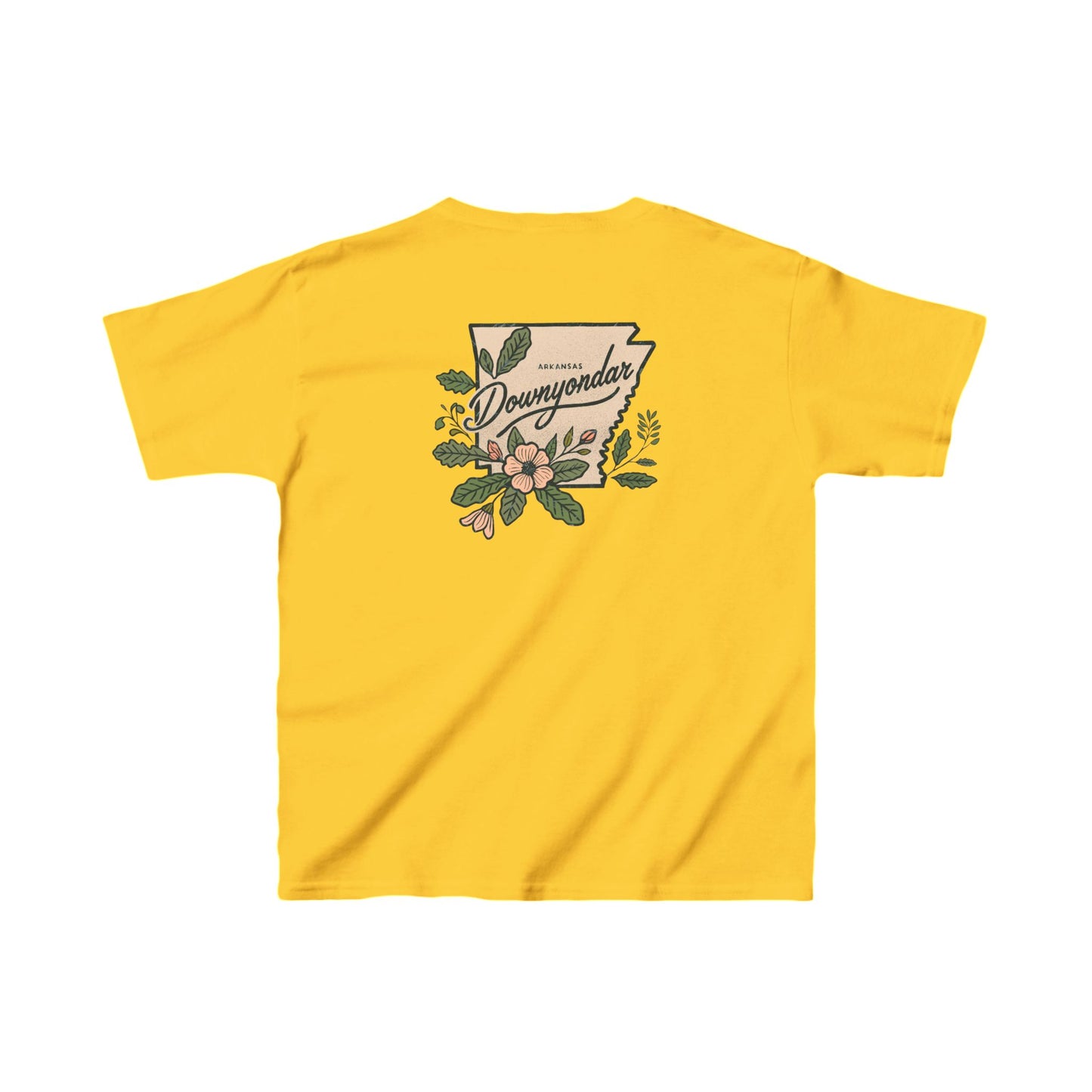 DownYondAR Floral Natural State Kids Heavy Cotton™ Tee