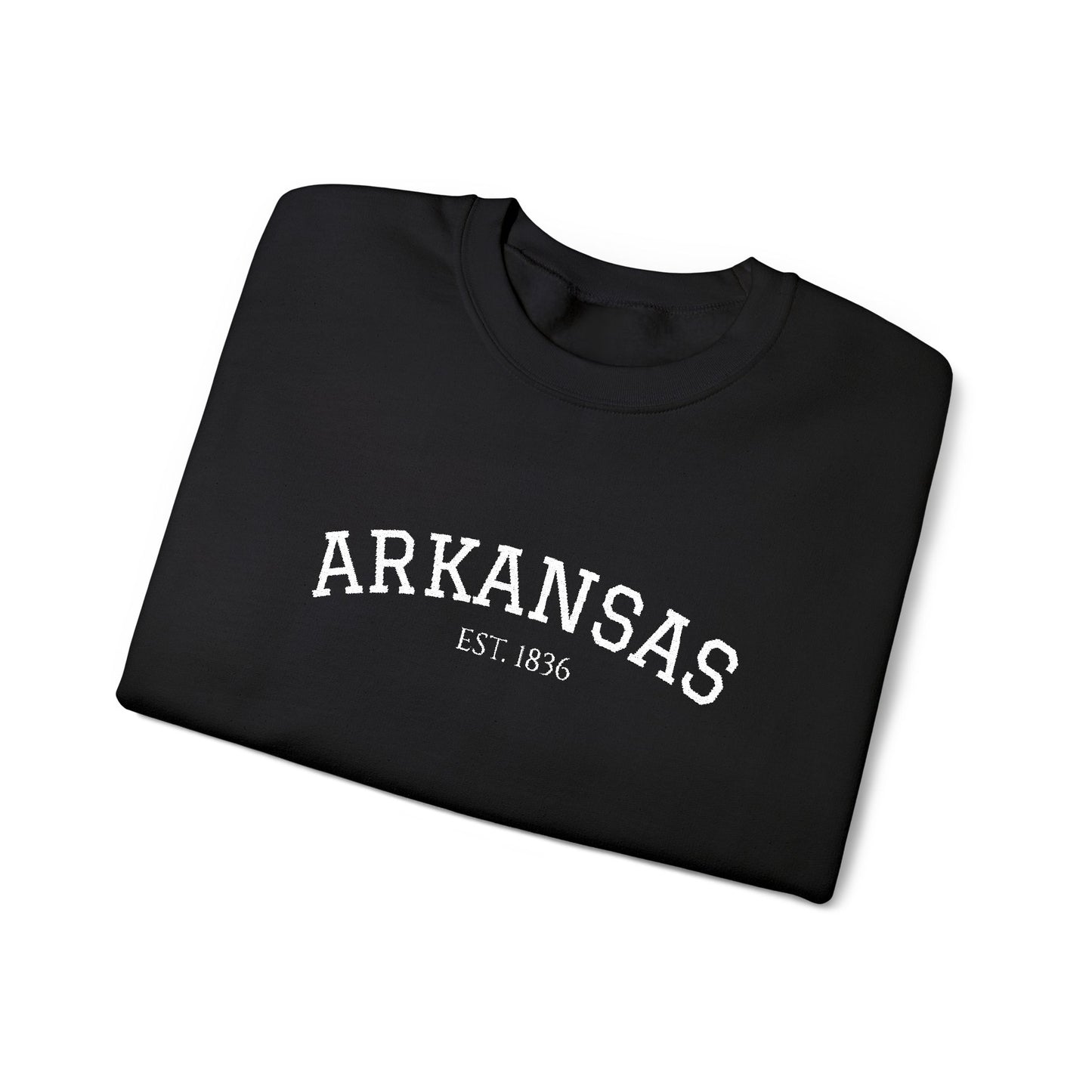 Arkansas Vintage Crewneck Sweatshirt — Classic State Pride Pullover