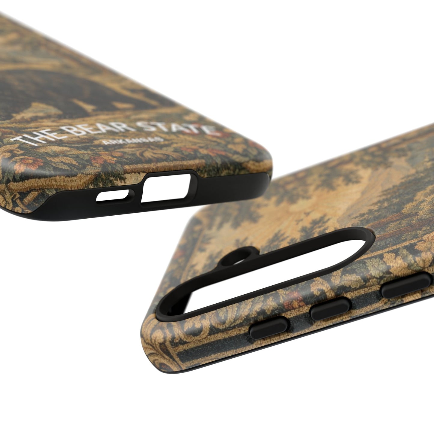 The Bear State Arkansas Vintage Forest Tough Phone Case for Samsung Galaxy Phones